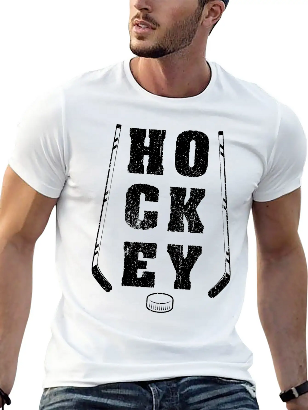 Humor Field Hockey Design Quote Artistic Hockey Basic Graphic T-Shirt – Daily Comfort In Soft Cotton
