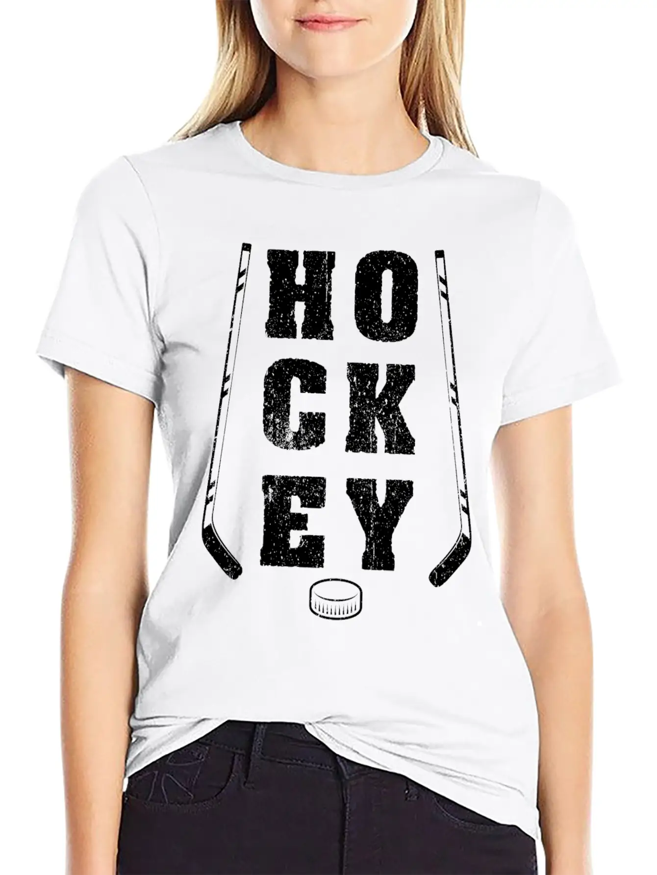 Humor Field Hockey Design Quote Artistic Hockey Basic Graphic T-Shirt – Daily Comfort In Soft Cotton