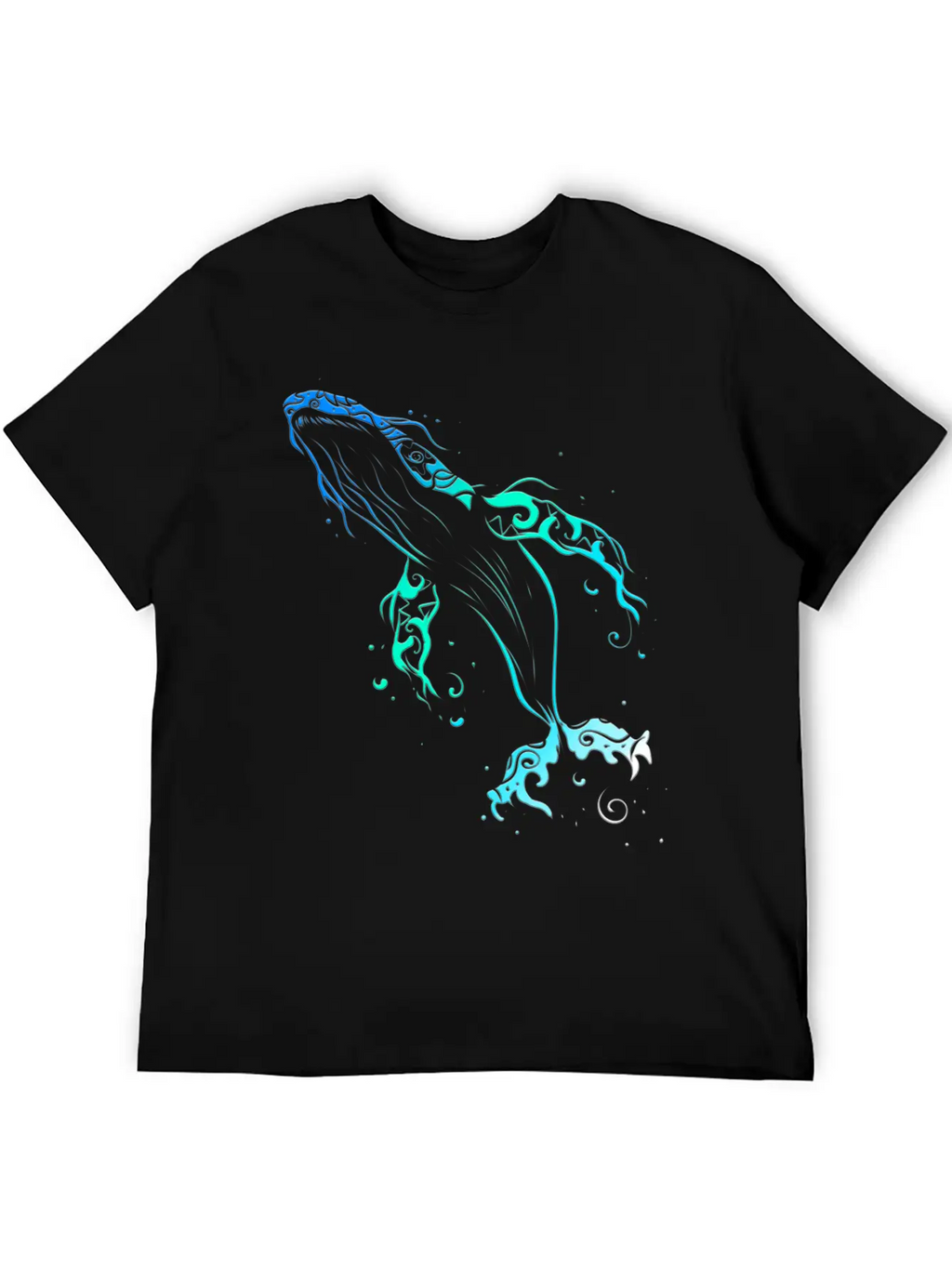 Humpback Whale Mandala Diver Timeless Short Sleeve Tee – Comfy And Minimalist Design