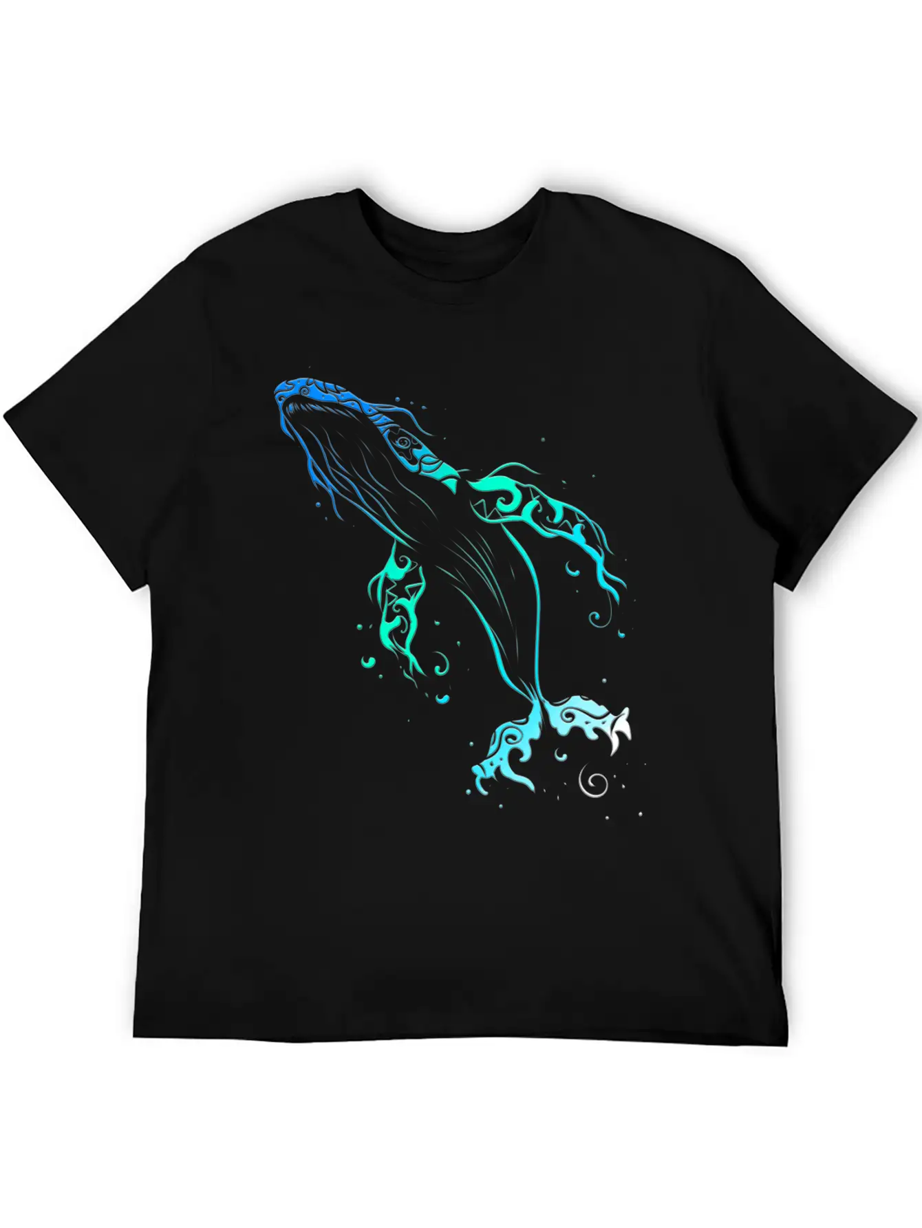 Humpback Whale Mandala Diver Timeless Short Sleeve Tee – Comfy And Minimalist Design