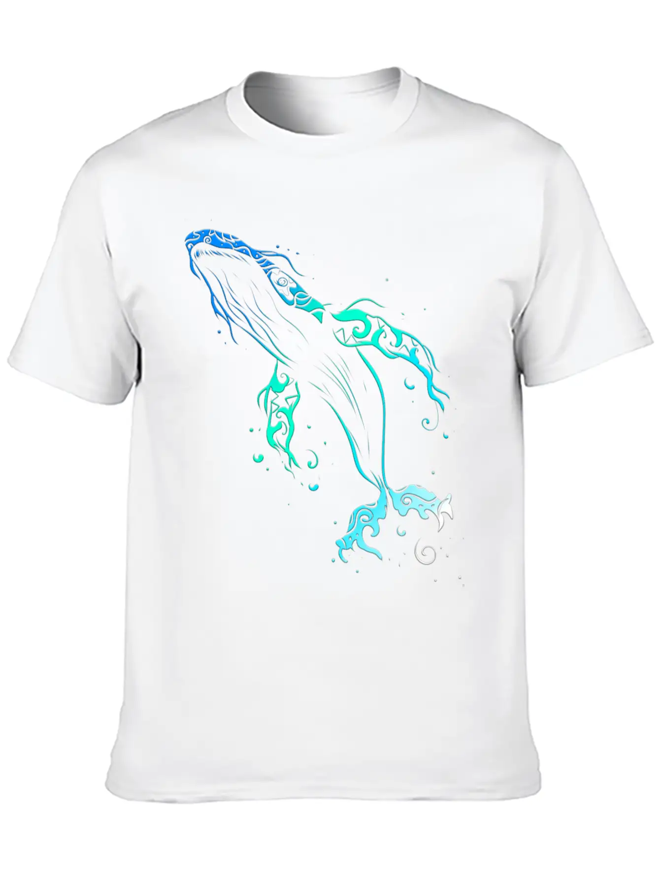 Humpback Whale Mandala Diver Timeless Short Sleeve Tee – Comfy And Minimalist Design