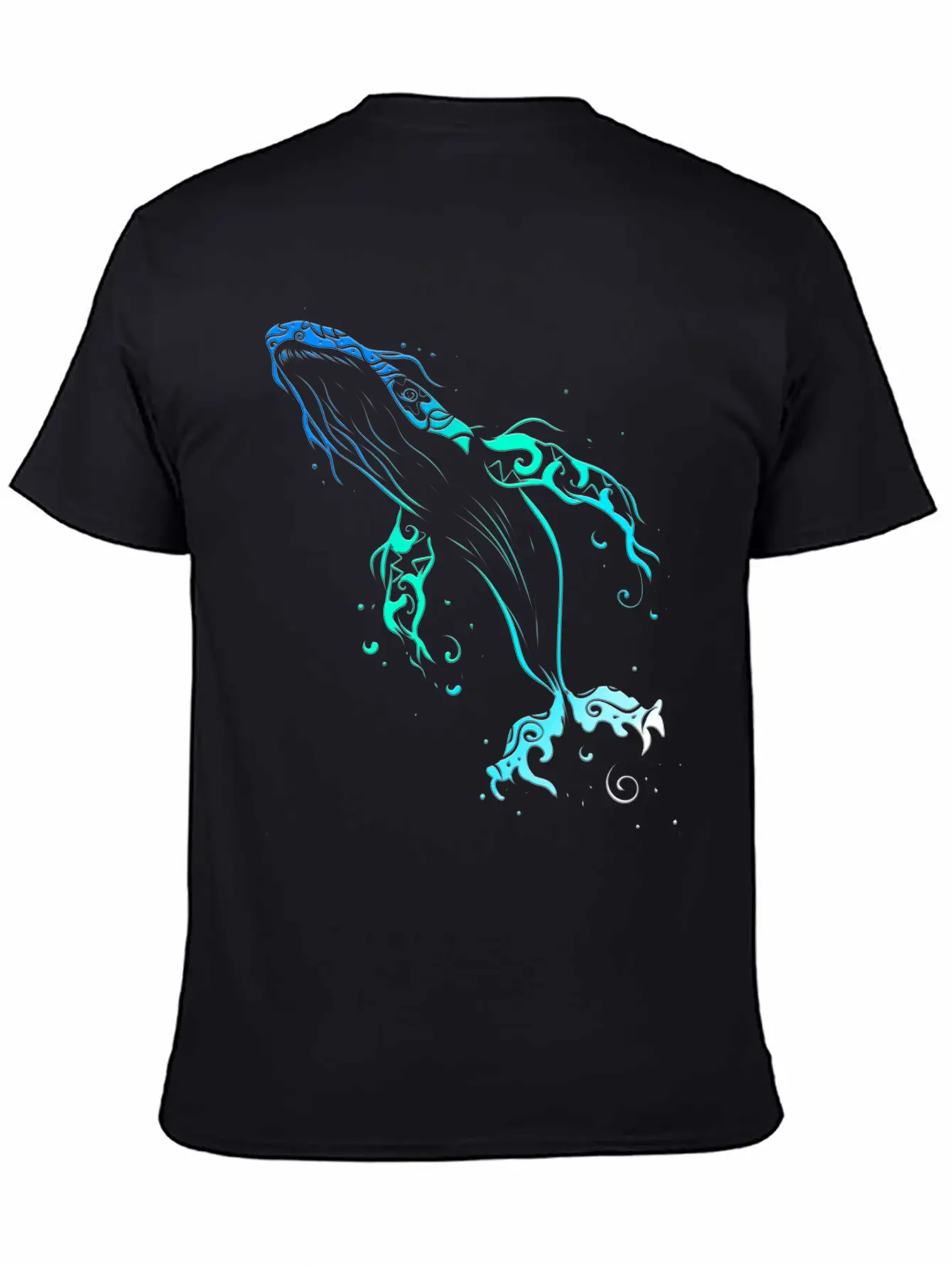 Humpback Whale Mandala Diver Timeless Short Sleeve Tee – Comfy And Minimalist Design