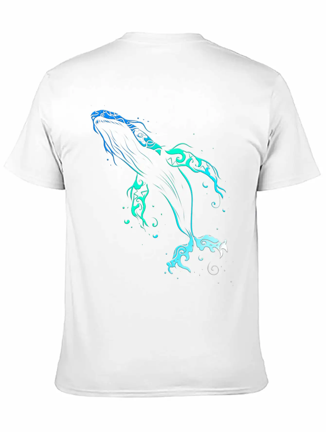 Humpback Whale Mandala Diver Timeless Short Sleeve Tee – Comfy And Minimalist Design