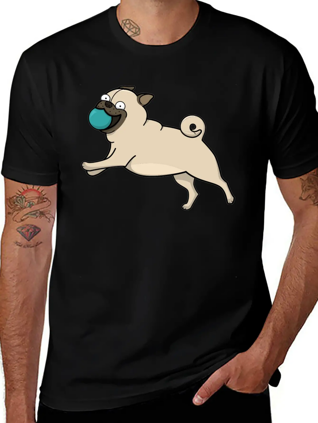 Hunde Dogs Welpe Animal Tiere17 Unisex Casual T-Shirt – Clean Design For Daily Comfort