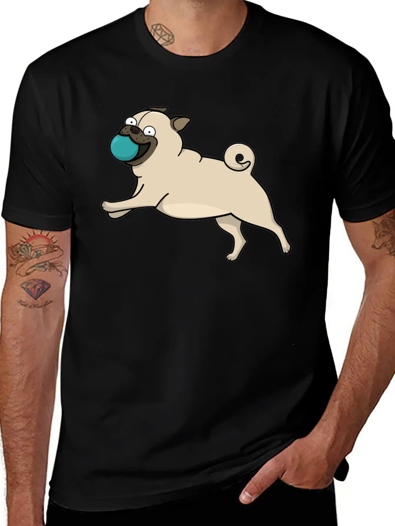 Hunde Dogs Welpe Animal Tiere17 Unisex Casual T-Shirt – Clean Design For Daily Comfort