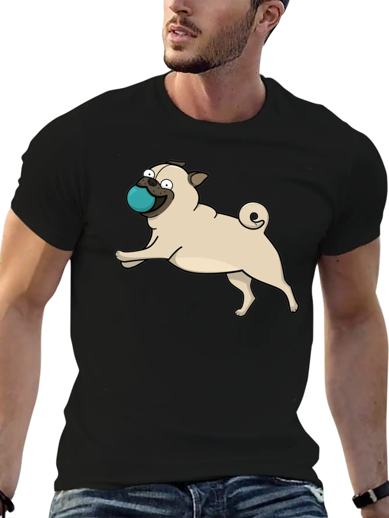 Hunde Dogs Welpe Animal Tiere17 Unisex Casual T-Shirt – Clean Design For Daily Comfort