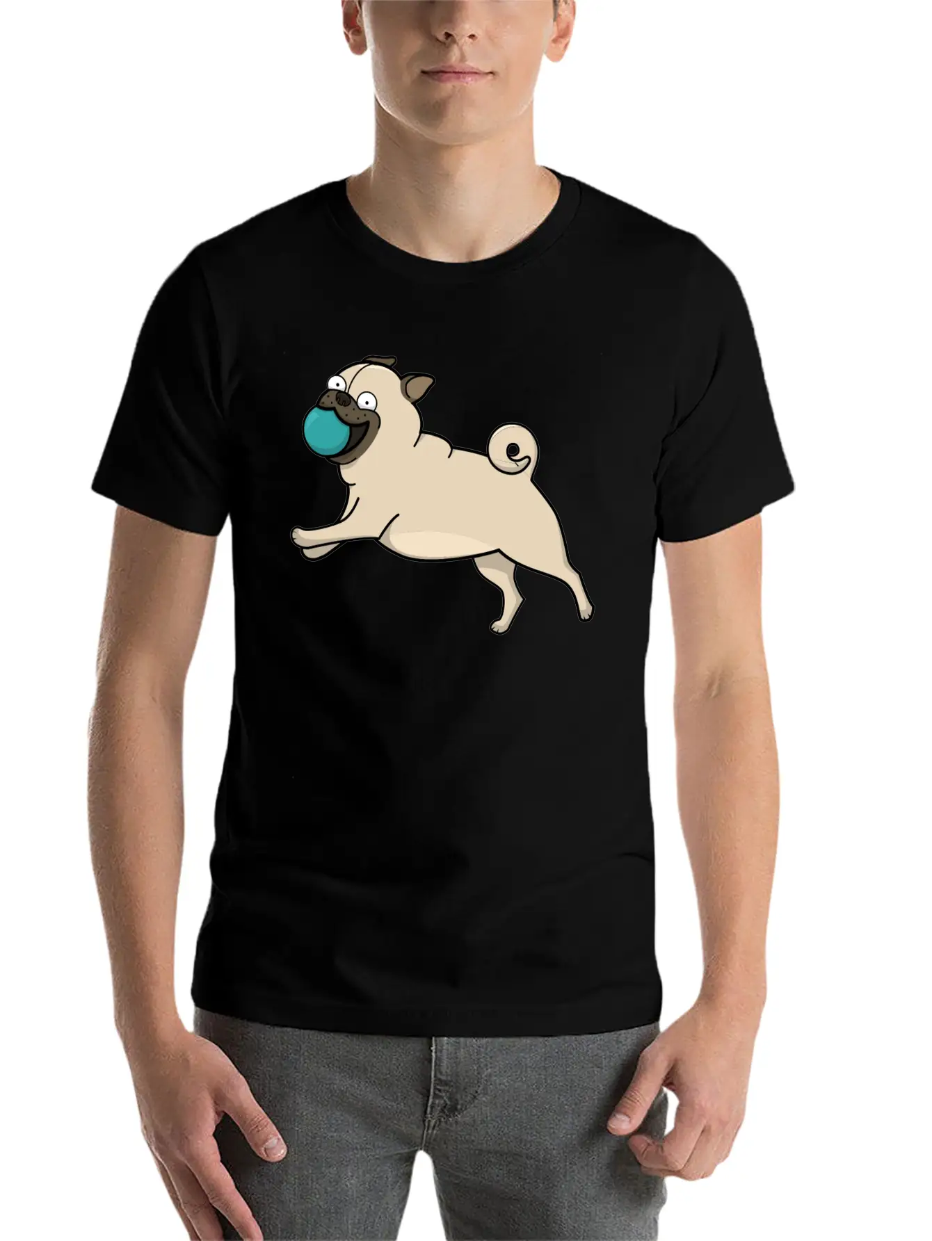Hunde Dogs Welpe Animal Tiere17 Unisex Casual T-Shirt – Clean Design For Daily Comfort