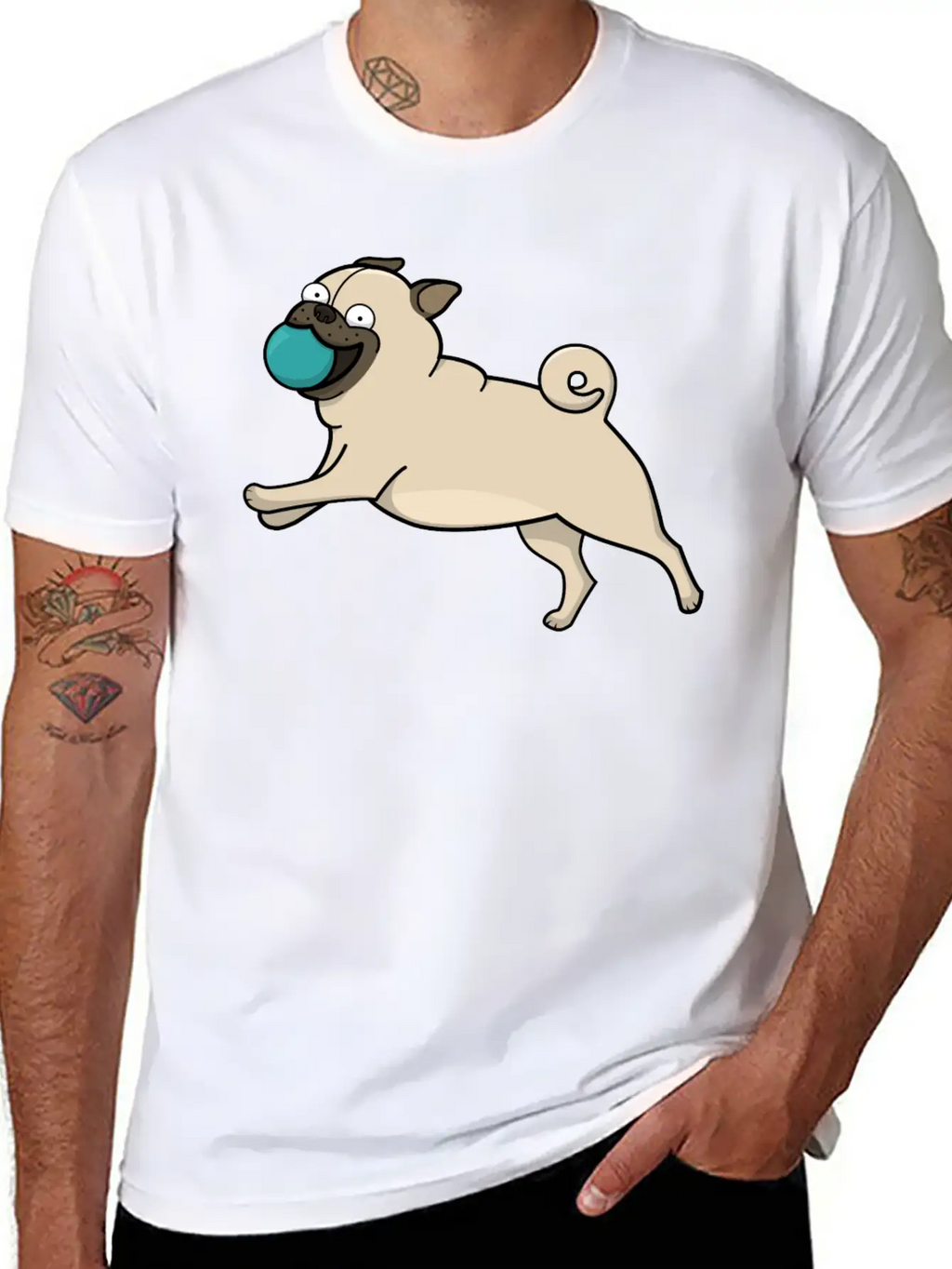 Hunde Dogs Welpe Animal Tiere17 Unisex Casual T-Shirt – Clean Design For Daily Comfort