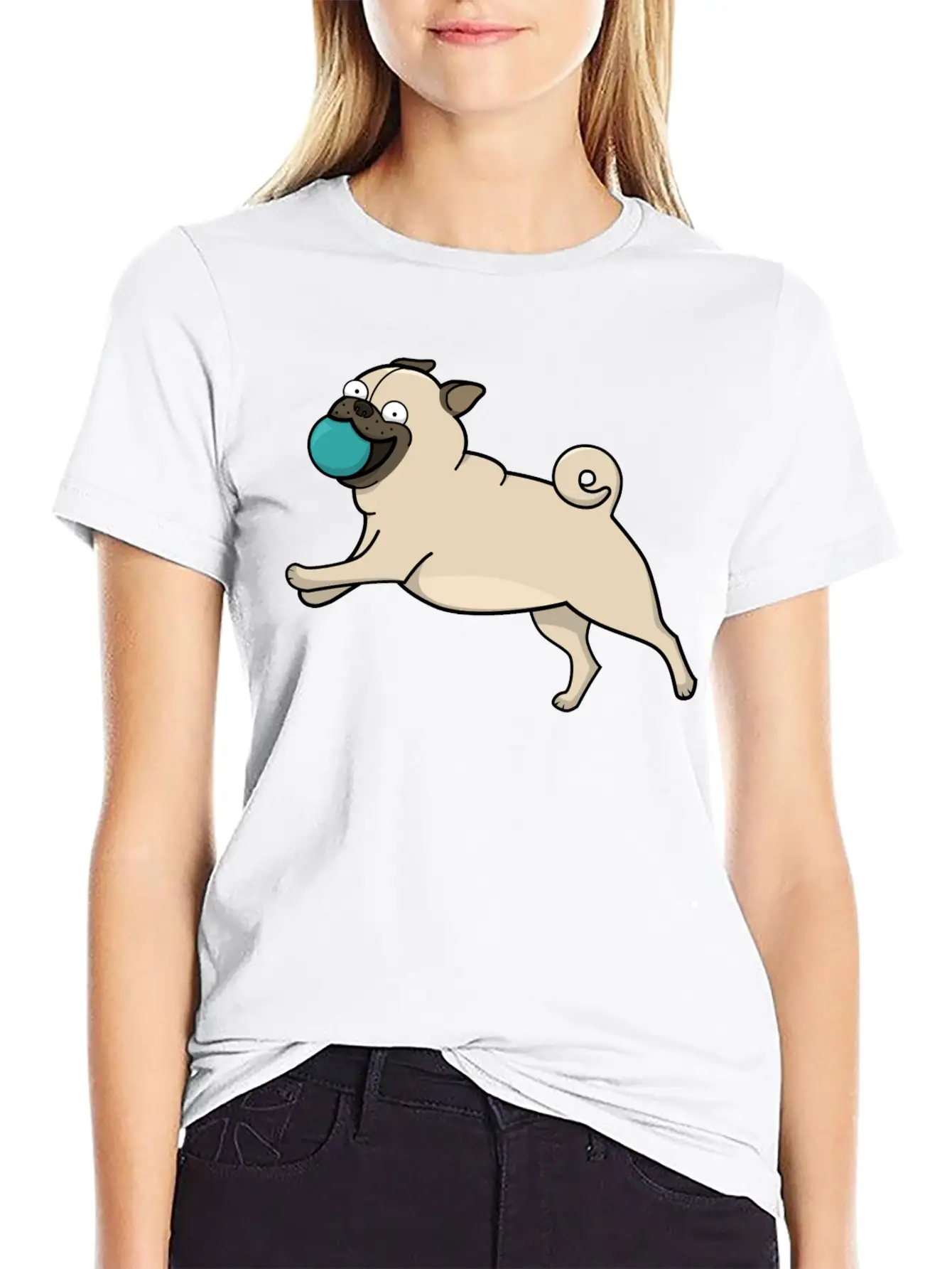 Hunde Dogs Welpe Animal Tiere17 Unisex Casual T-Shirt – Clean Design For Daily Comfort