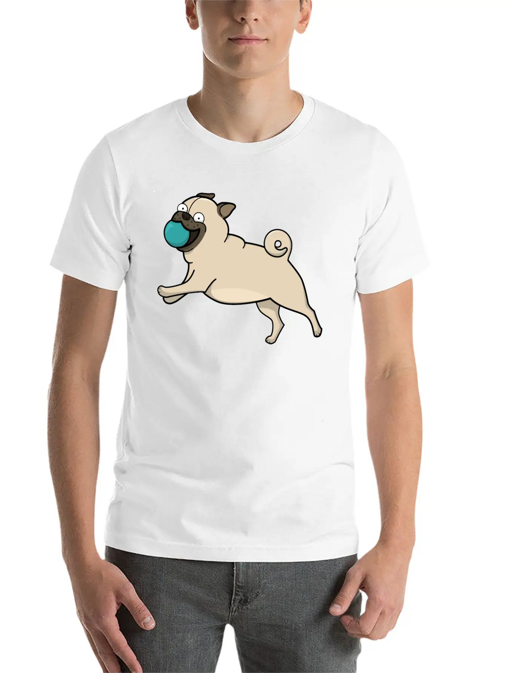 Hunde Dogs Welpe Animal Tiere17 Unisex Casual T-Shirt – Clean Design For Daily Comfort