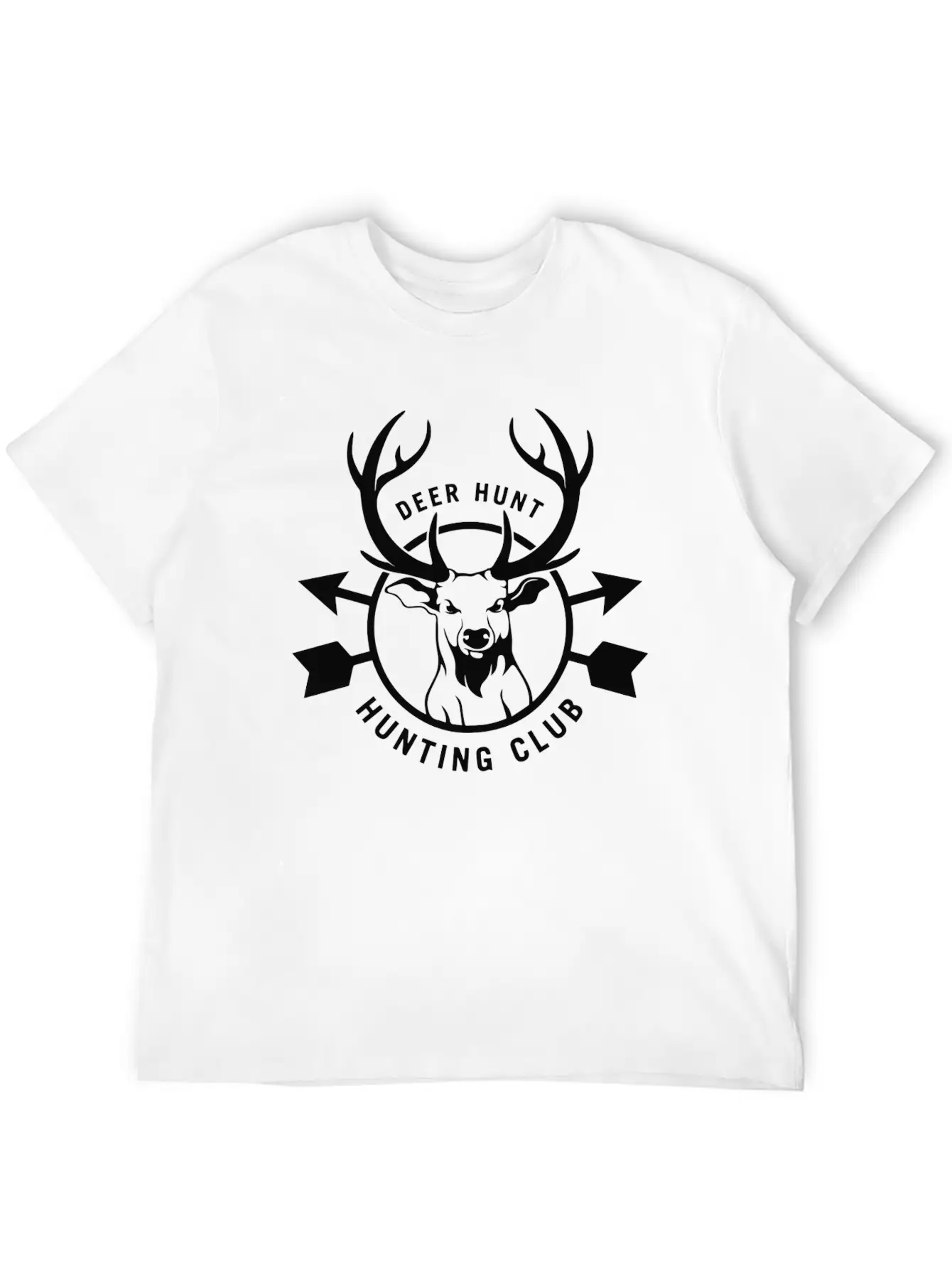 Hunting Deer Essential Cotton Tee For Daily Outfits – Unisex Style