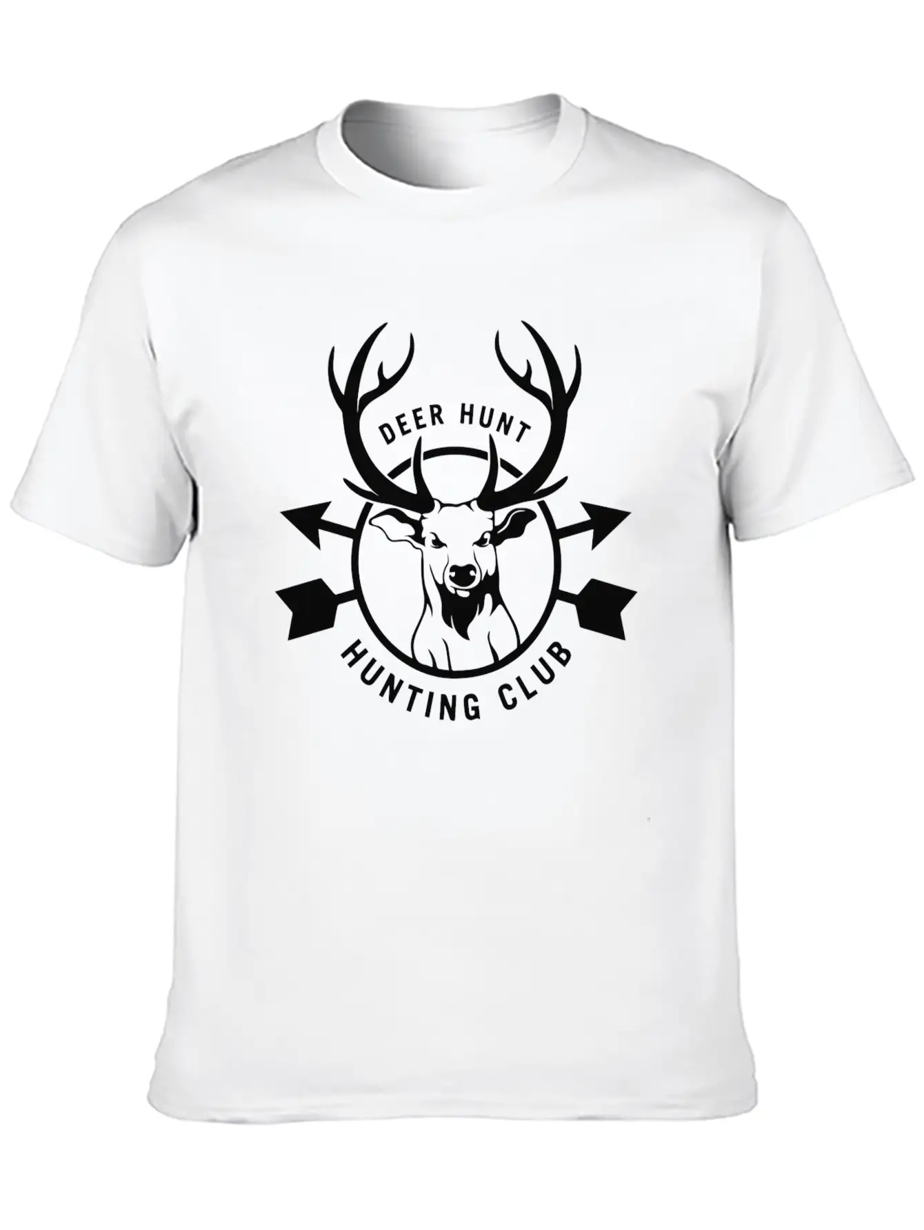 Hunting Deer Essential Cotton Tee For Daily Outfits – Unisex Style