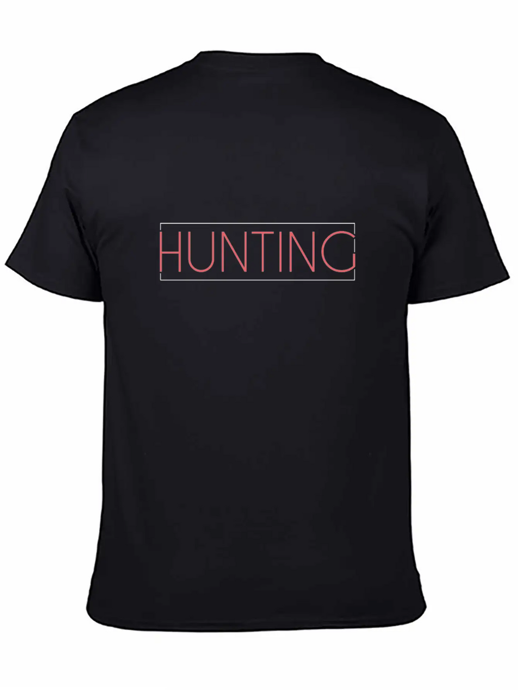 Hunting Lettering Basic Graphic T-Shirt – Daily Comfort In Soft Cotton