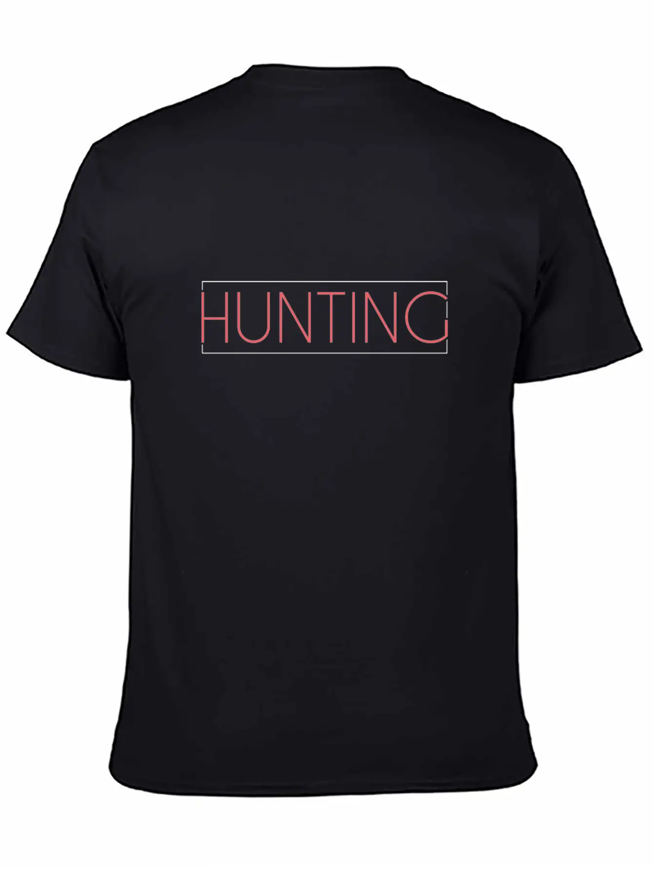 Hunting Lettering Basic Graphic T-Shirt – Daily Comfort In Soft Cotton
