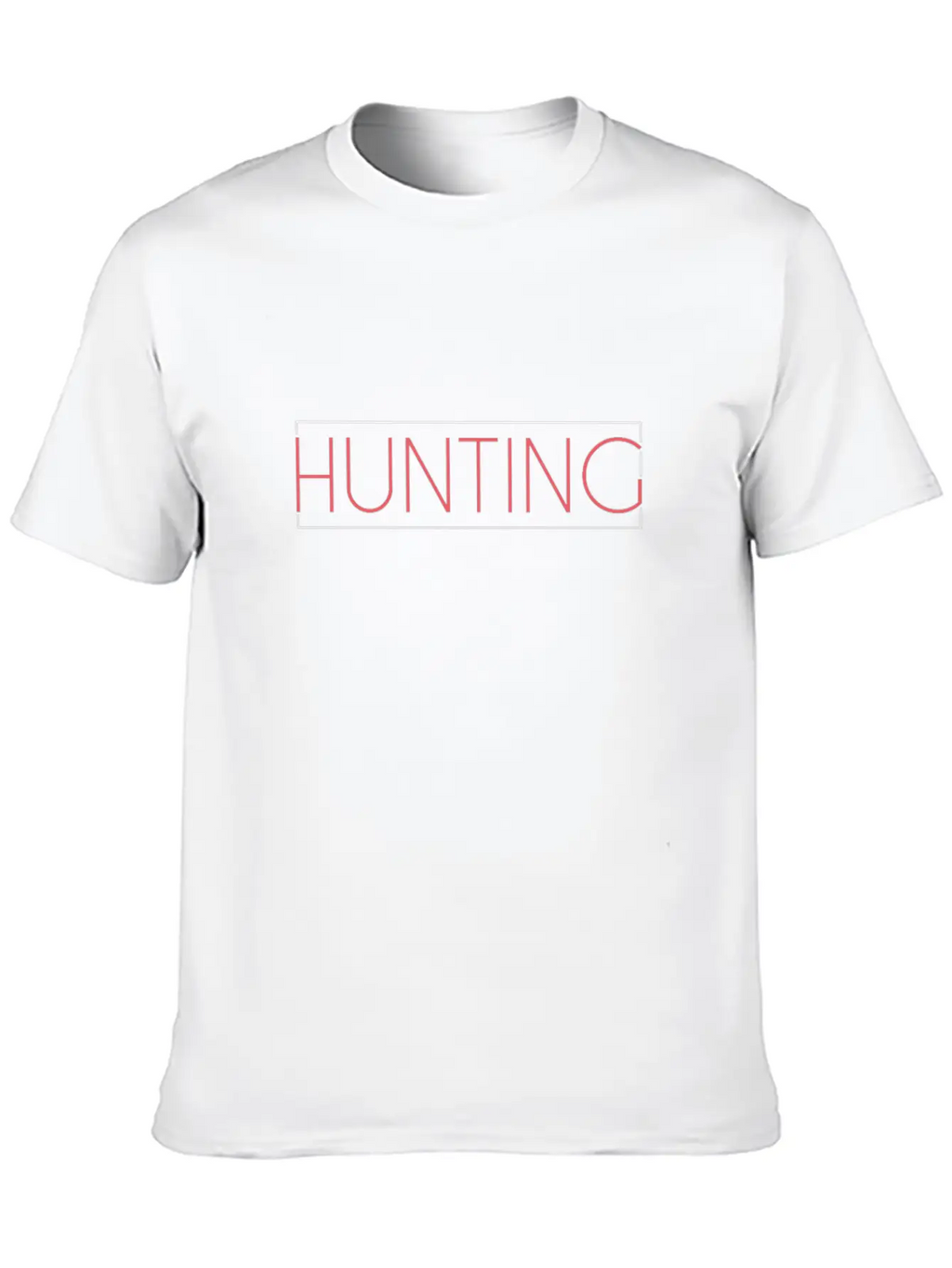 Hunting Lettering Basic Graphic T-Shirt – Daily Comfort In Soft Cotton