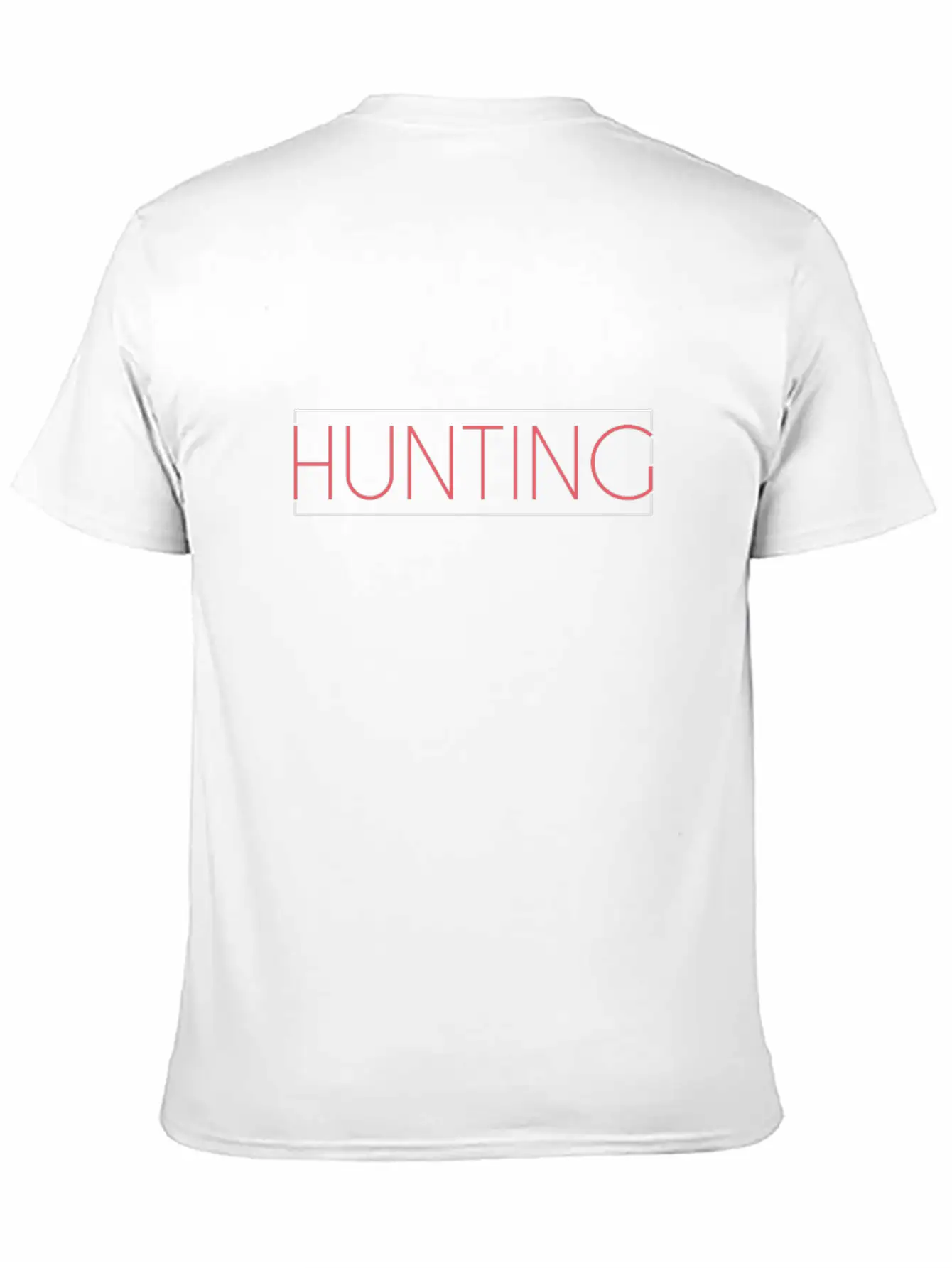 Hunting Lettering Basic Graphic T-Shirt – Daily Comfort In Soft Cotton
