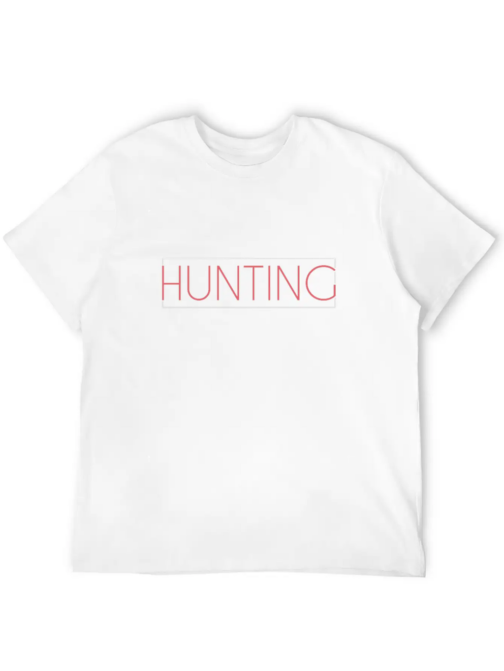 Hunting Lettering Basic Graphic T-Shirt – Daily Comfort In Soft Cotton