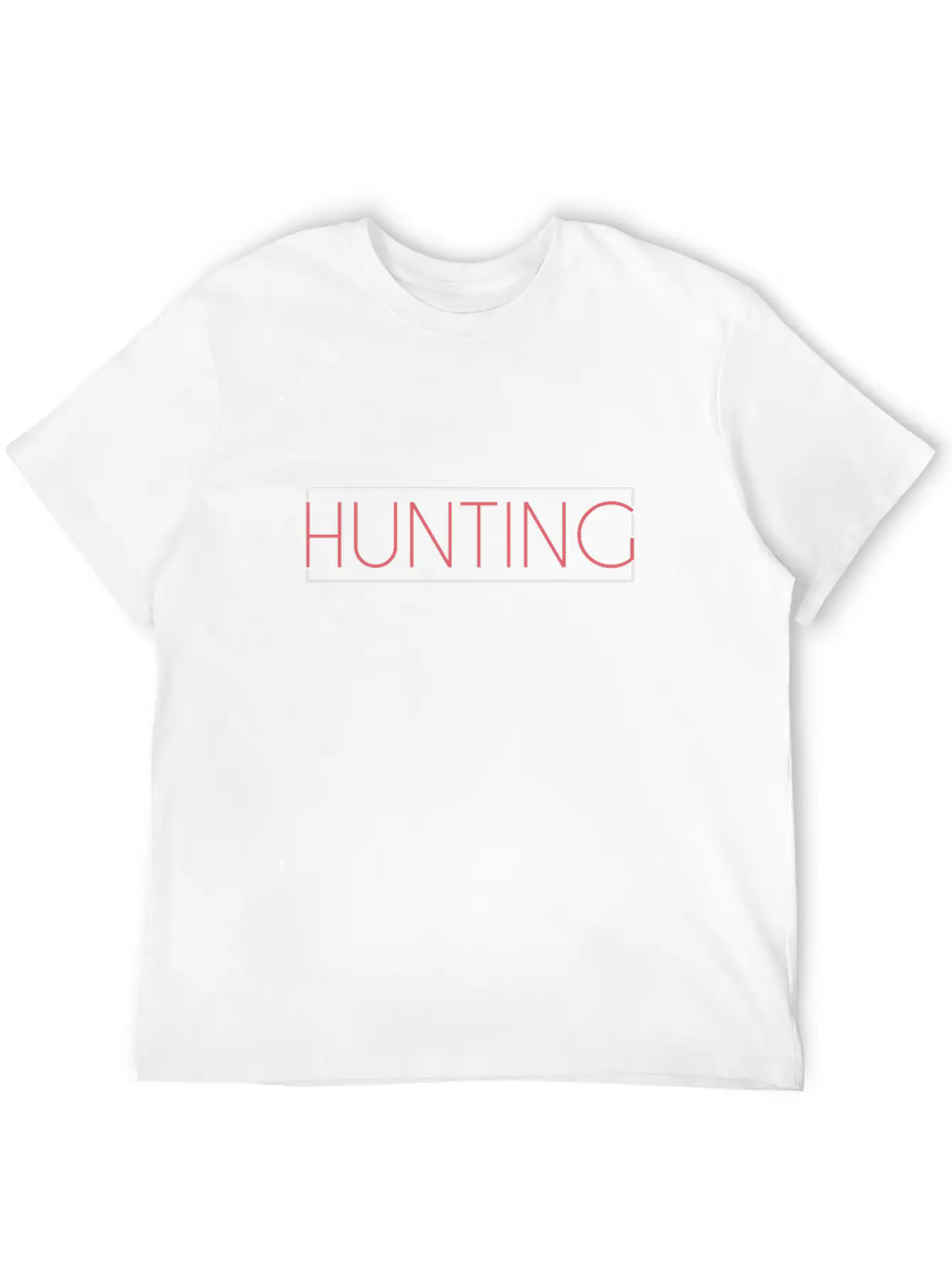 Hunting Lettering Basic Graphic T-Shirt – Daily Comfort In Soft Cotton