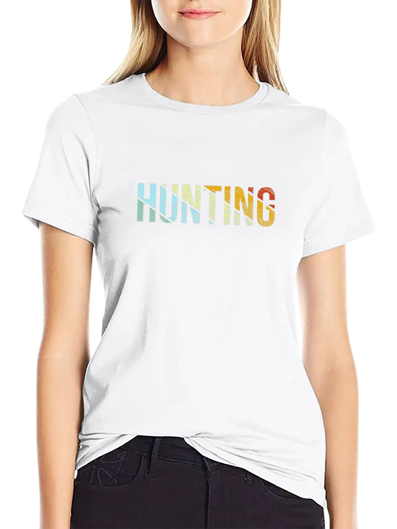 Hunting Retro Stylish Everyday T-Shirt – Unisex Basic Cotton Tee
