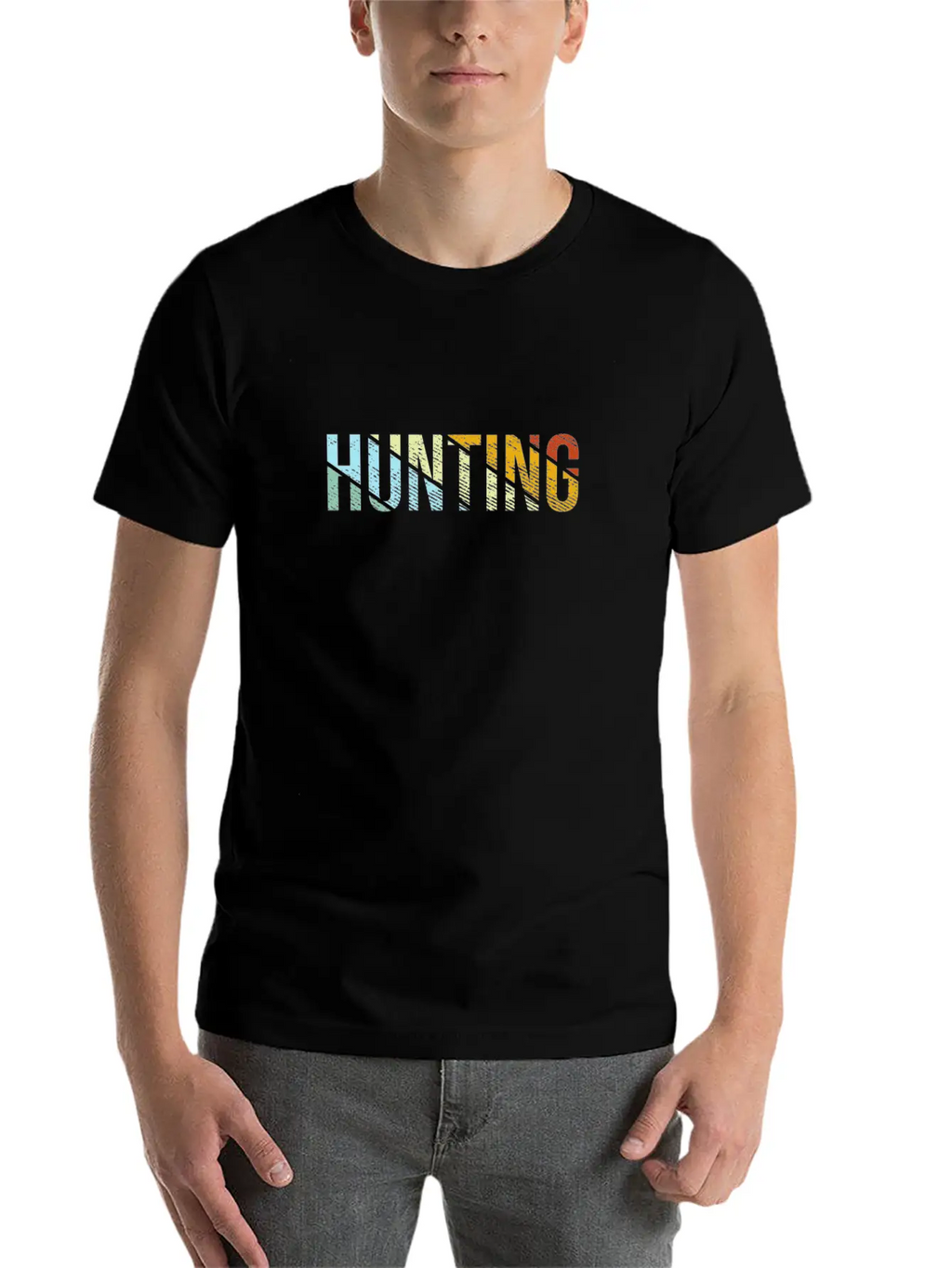 Hunting Retro Stylish Everyday T-Shirt – Unisex Basic Cotton Tee