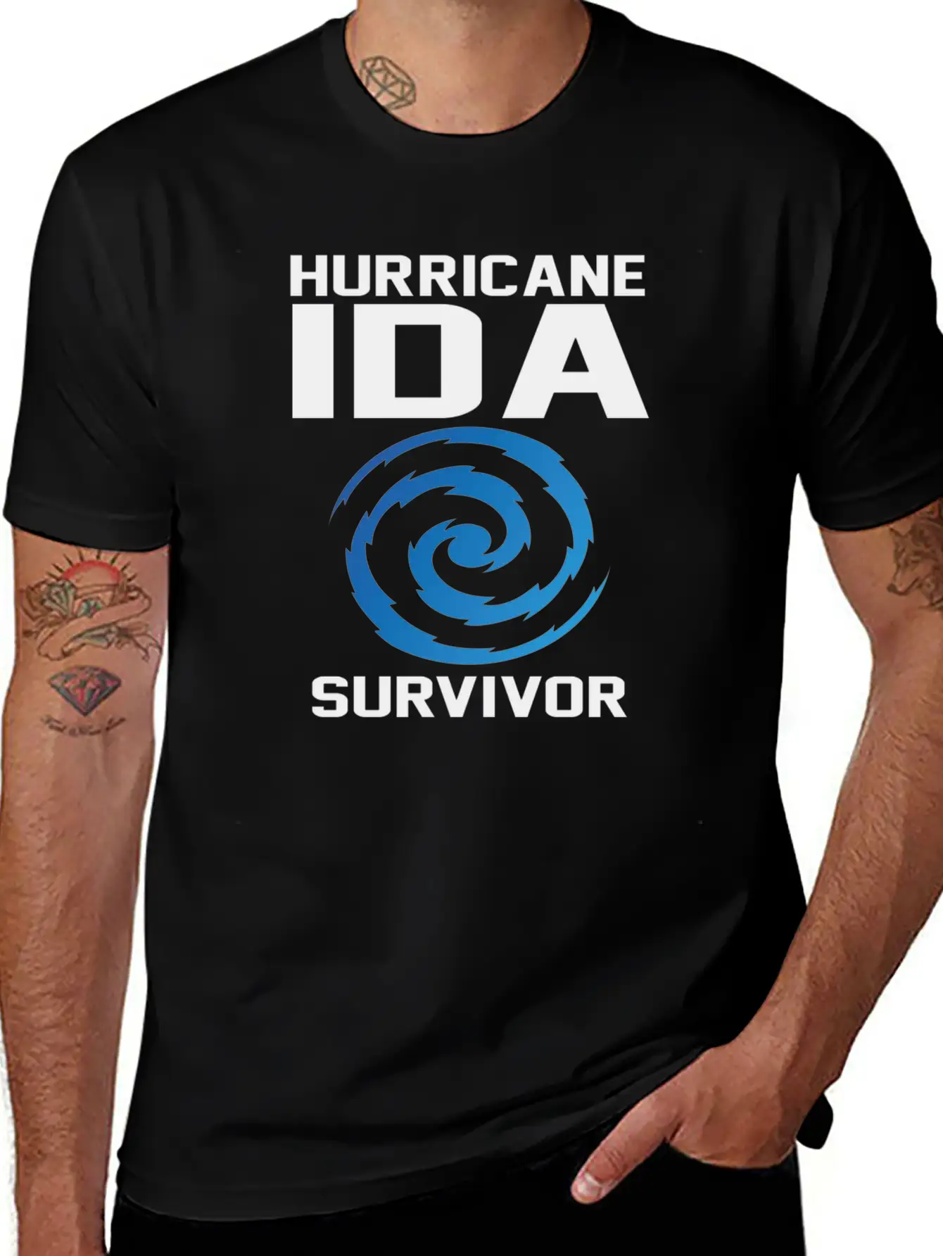 Hurricane Ida T-Shirt Unisex Casual T-Shirt – Clean Design For Daily Comfort