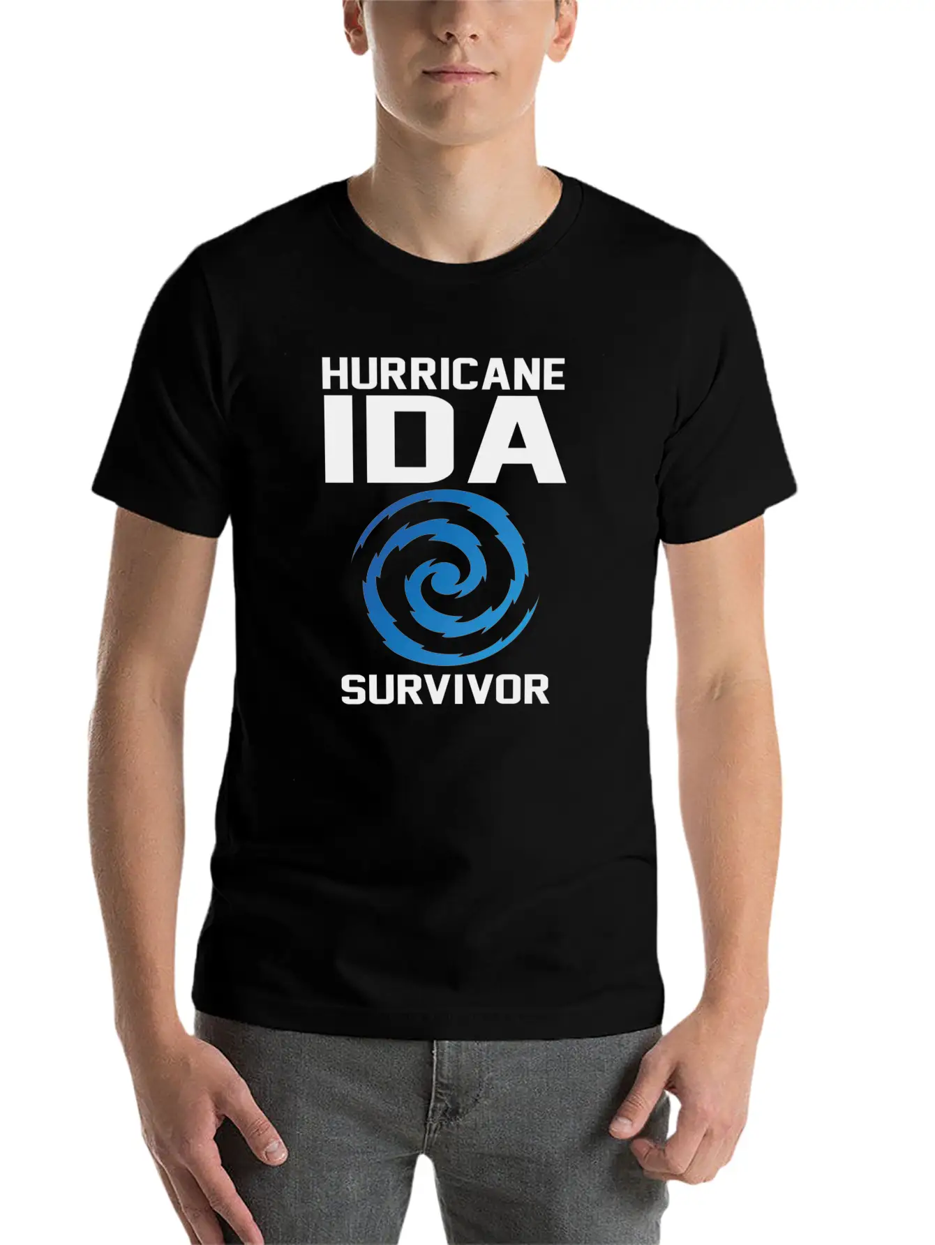 Hurricane Ida T-Shirt Unisex Casual T-Shirt – Clean Design For Daily Comfort