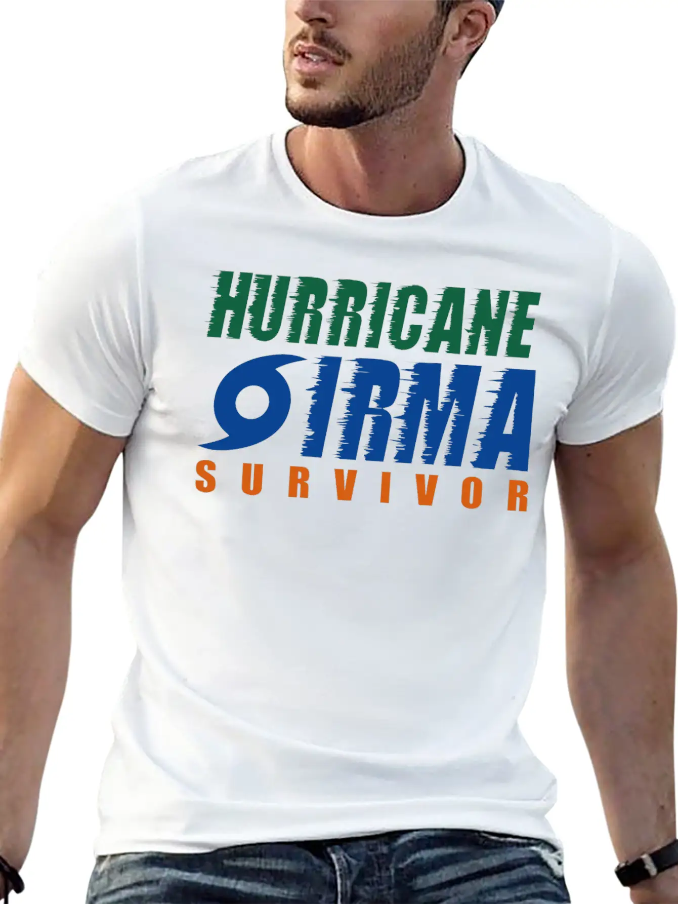 Hurricane Irma Survivor Essential Cotton Tee For Daily Outfits – Unisex Style