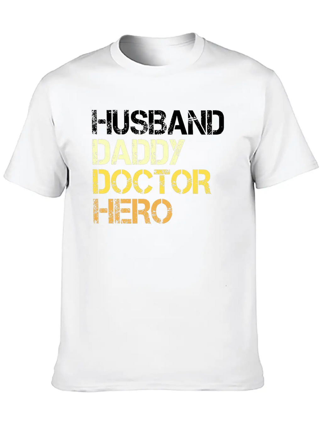 Husband Daddy Doctor Hero - Doctors Gift Idea Relaxed Everyday Tee – Lightweight And Durable Cotton