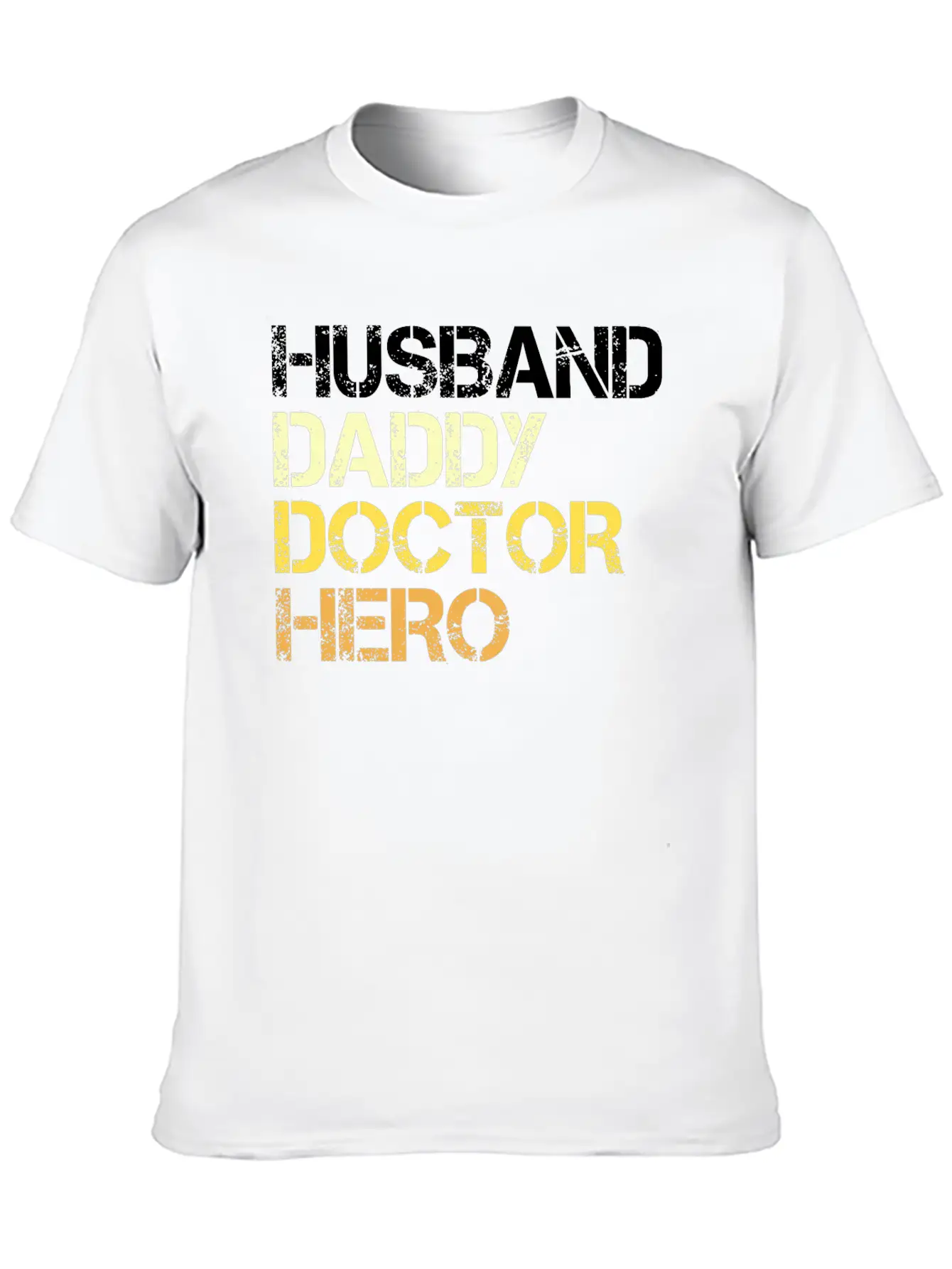 Husband Daddy Doctor Hero - Doctors Gift Idea Relaxed Everyday Tee – Lightweight And Durable Cotton