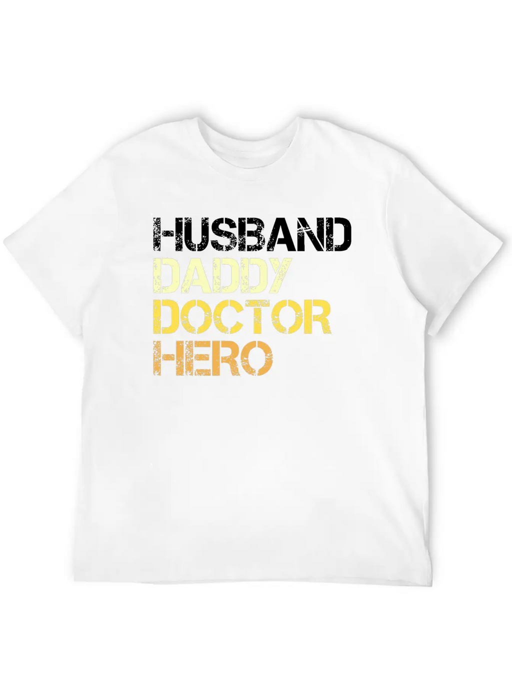Husband Daddy Doctor Hero - Doctors Gift Idea Relaxed Everyday Tee – Lightweight And Durable Cotton