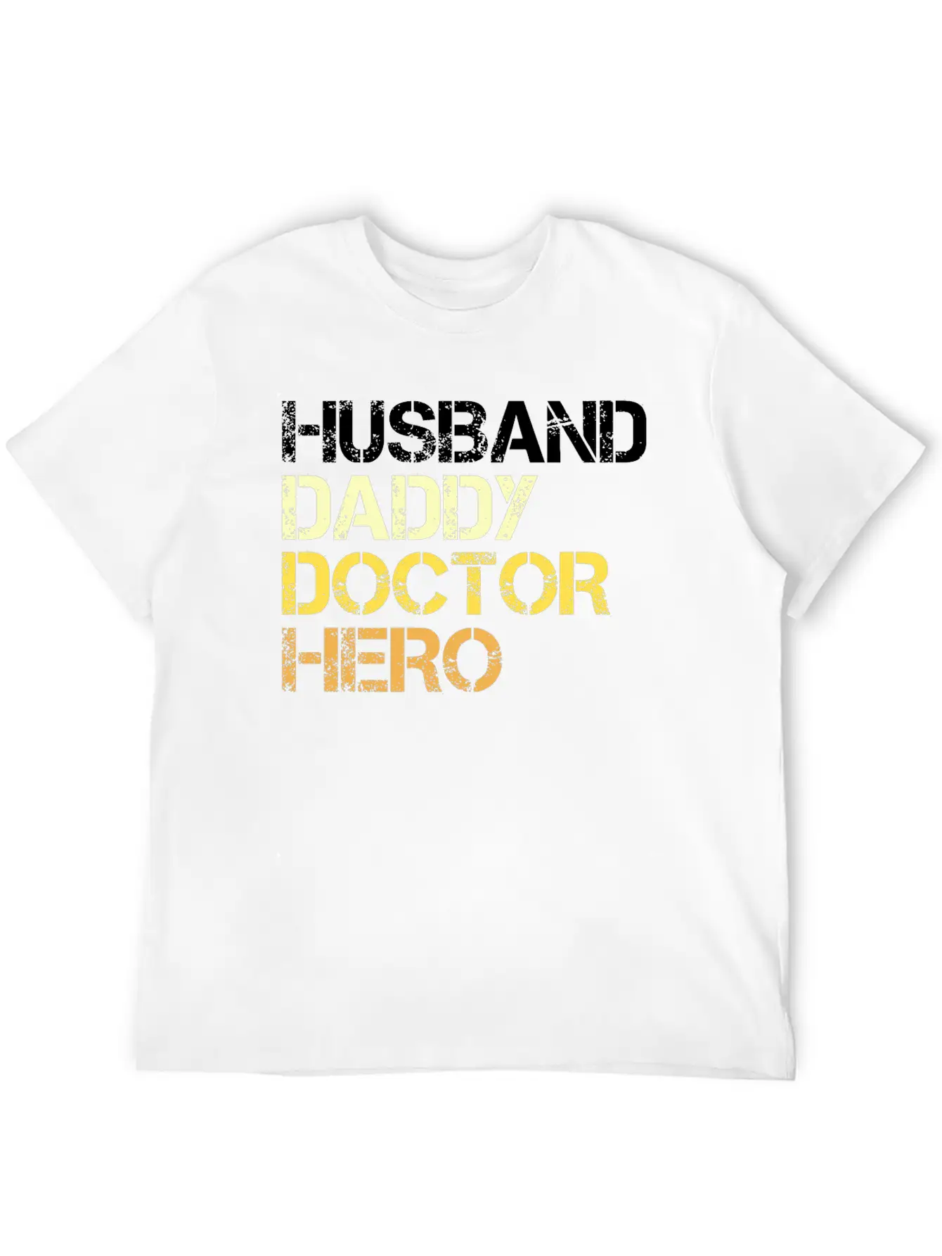 Husband Daddy Doctor Hero - Doctors Gift Idea Relaxed Everyday Tee – Lightweight And Durable Cotton
