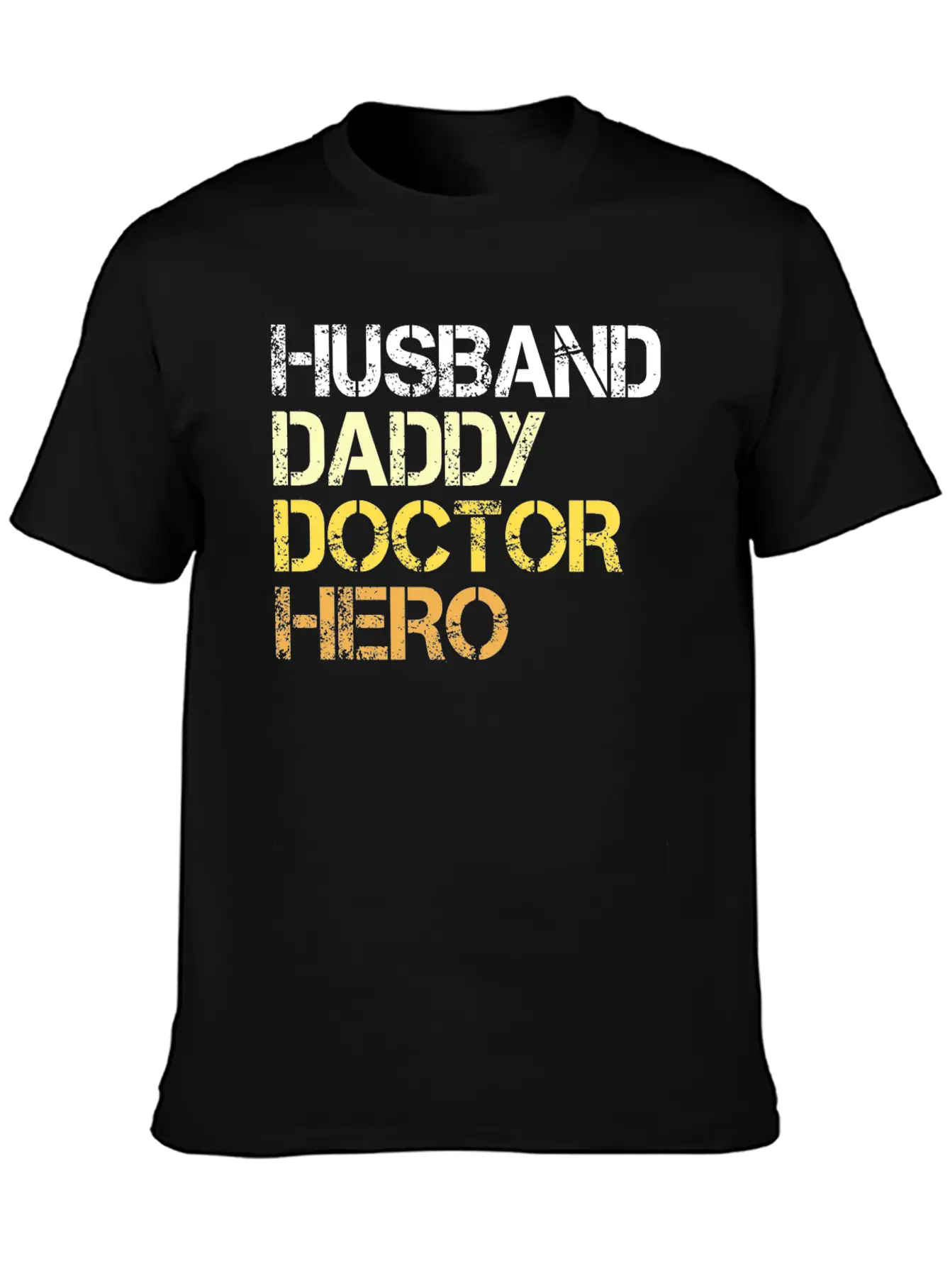 Husband Daddy Doctor Hero - Doctors Gift Idea Relaxed Everyday Tee – Lightweight And Durable Cotton