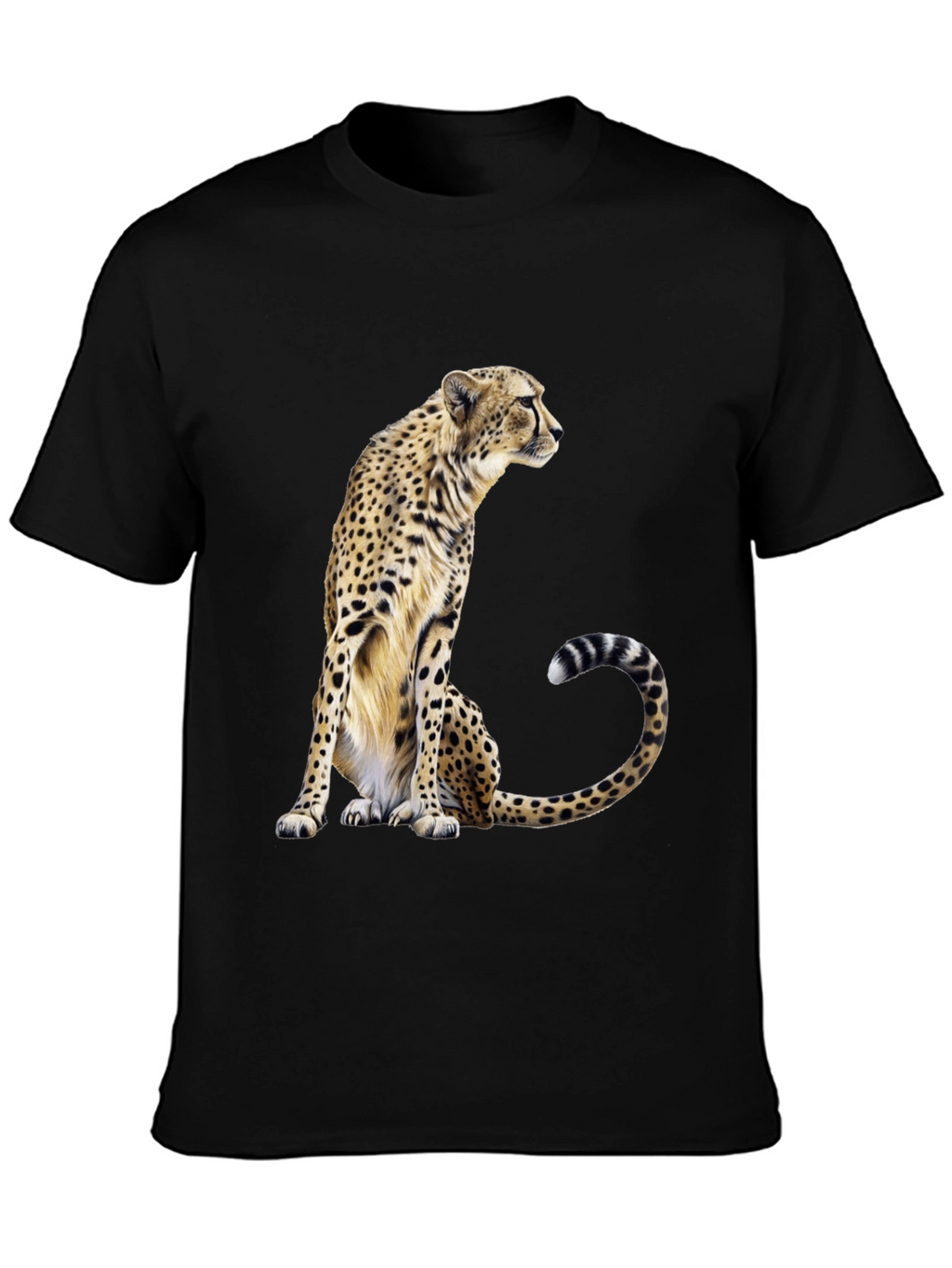 Cheetah Graphic T-Shirt - Stylish Animal Print Tee