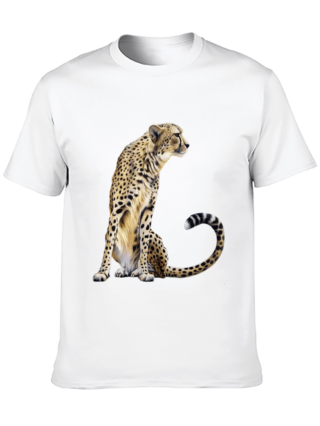Cheetah Graphic T-Shirt - Stylish Animal Print Tee