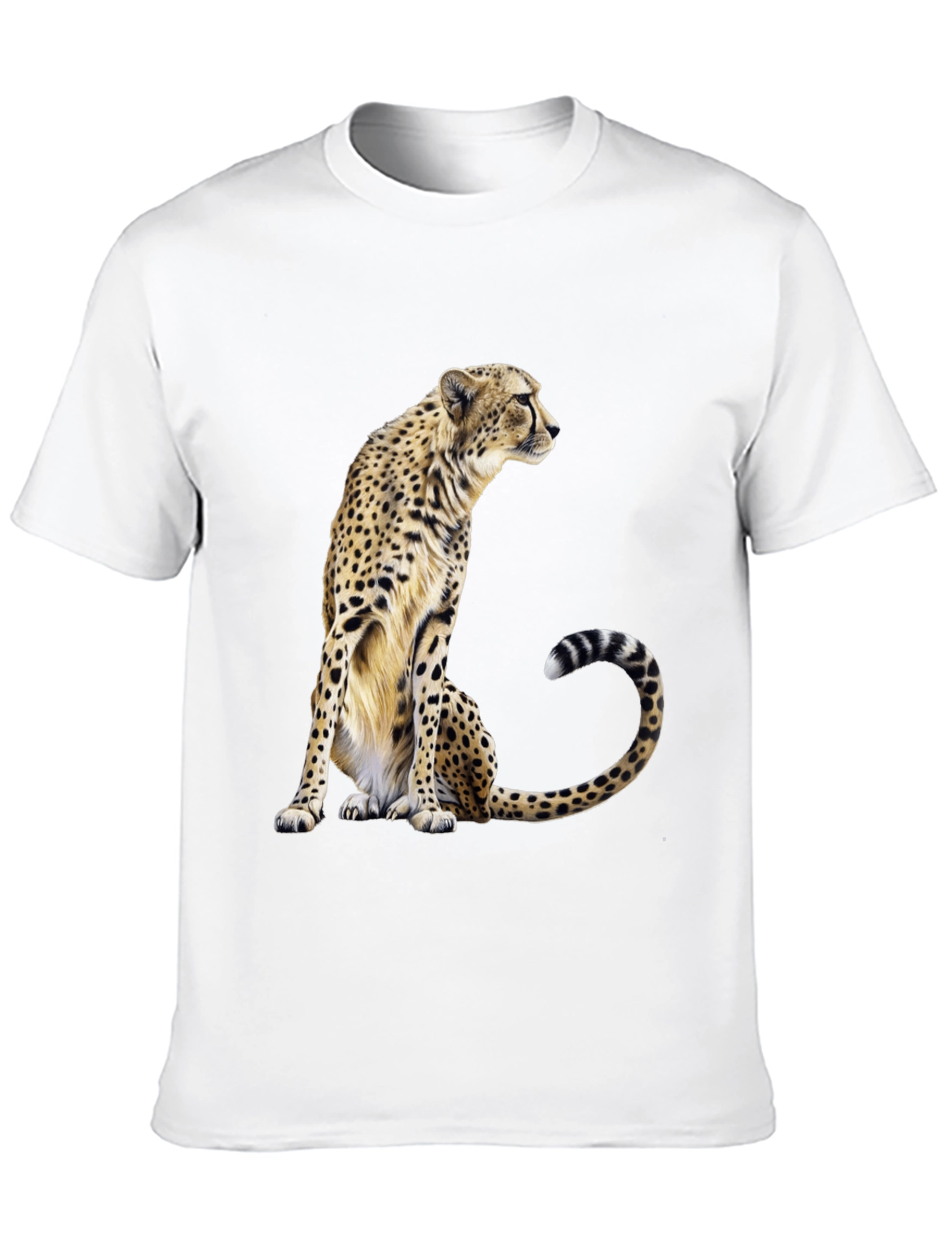 Cheetah Graphic T-Shirt - Stylish Animal Print Tee