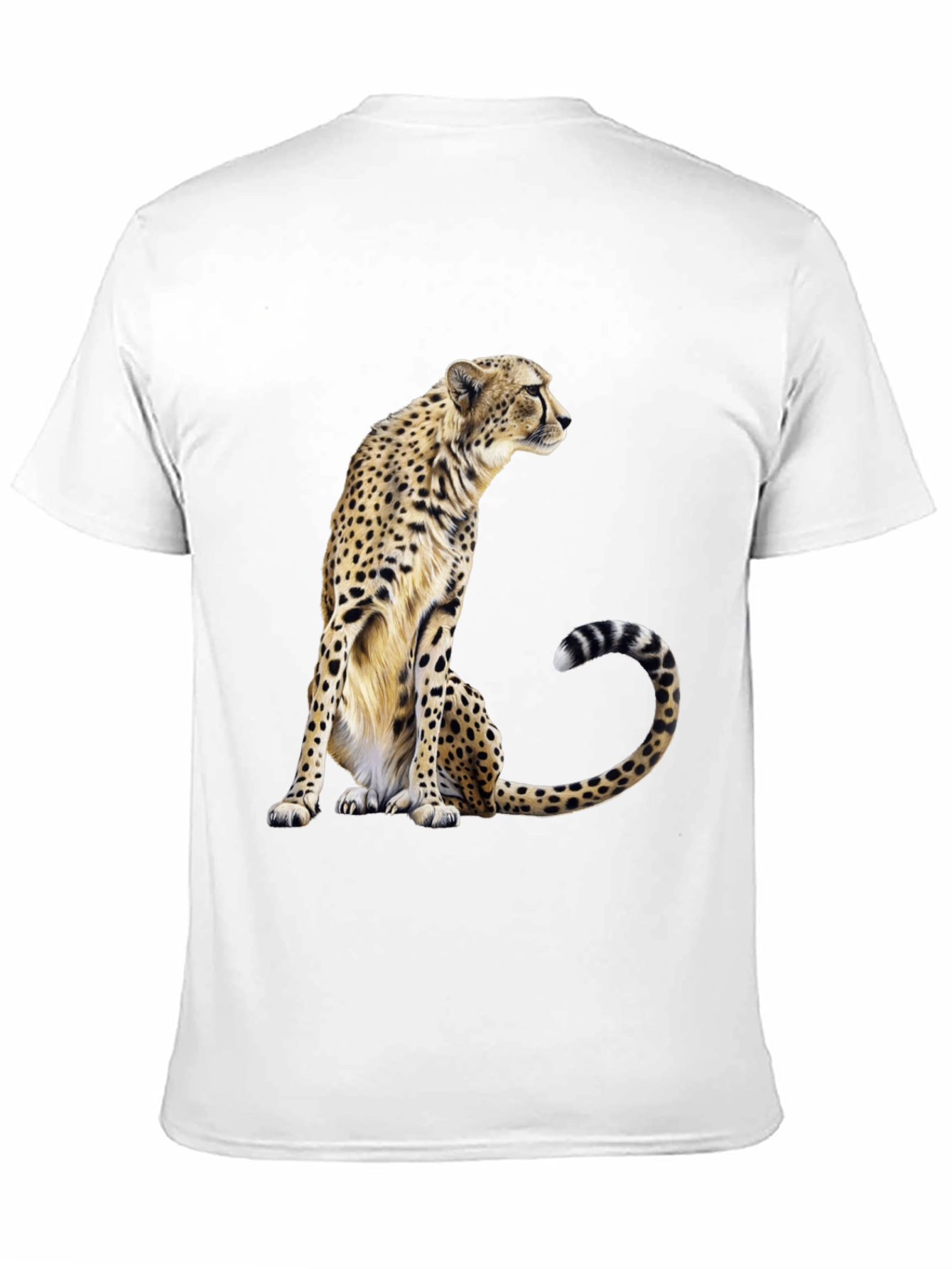 Cheetah Graphic T-Shirt - Stylish Animal Print Tee