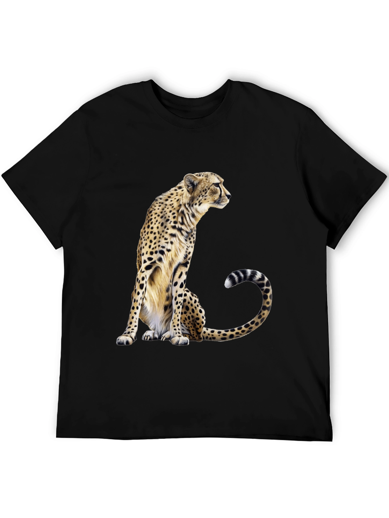 Cheetah Graphic T-Shirt - Stylish Animal Print Tee