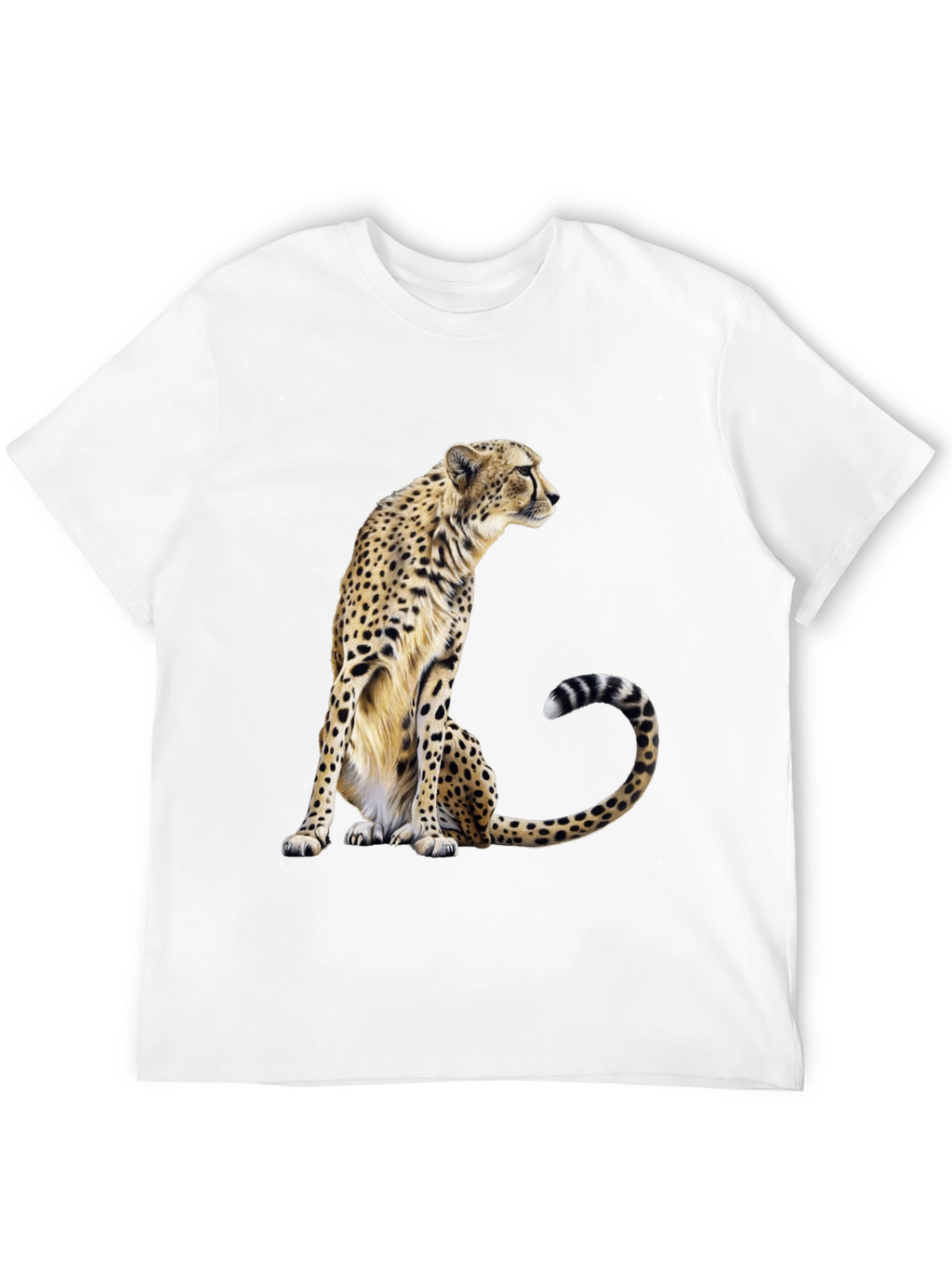 Cheetah Graphic T-Shirt - Stylish Animal Print Tee