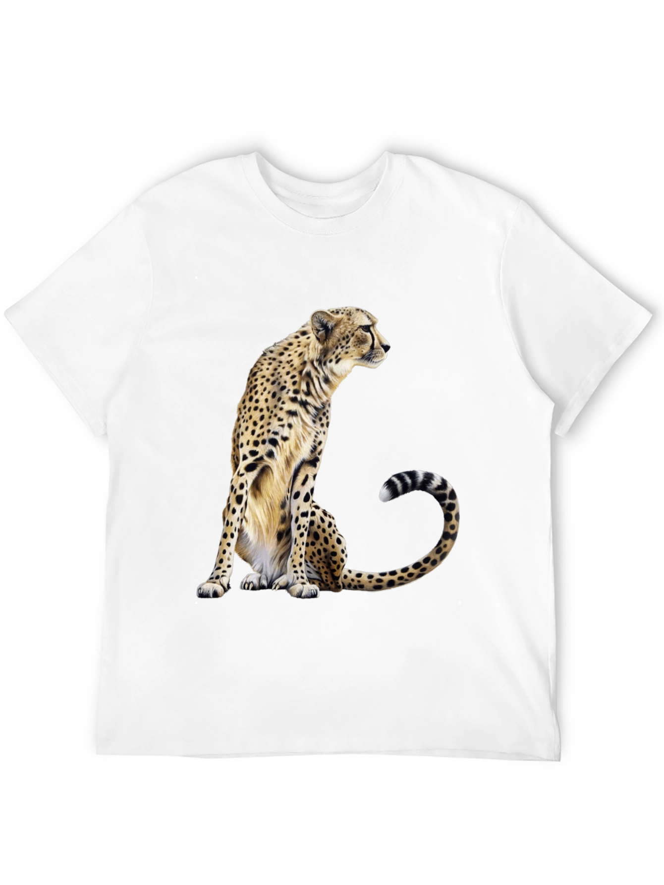 Cheetah Graphic T-Shirt - Stylish Animal Print Tee