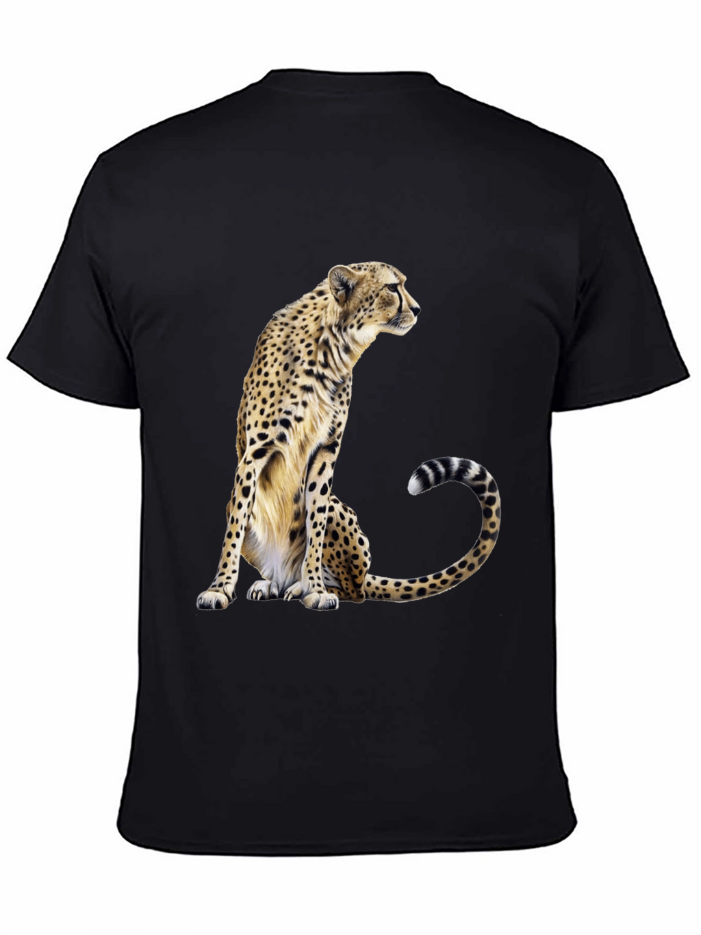 Cheetah Graphic T-Shirt - Stylish Animal Print Tee