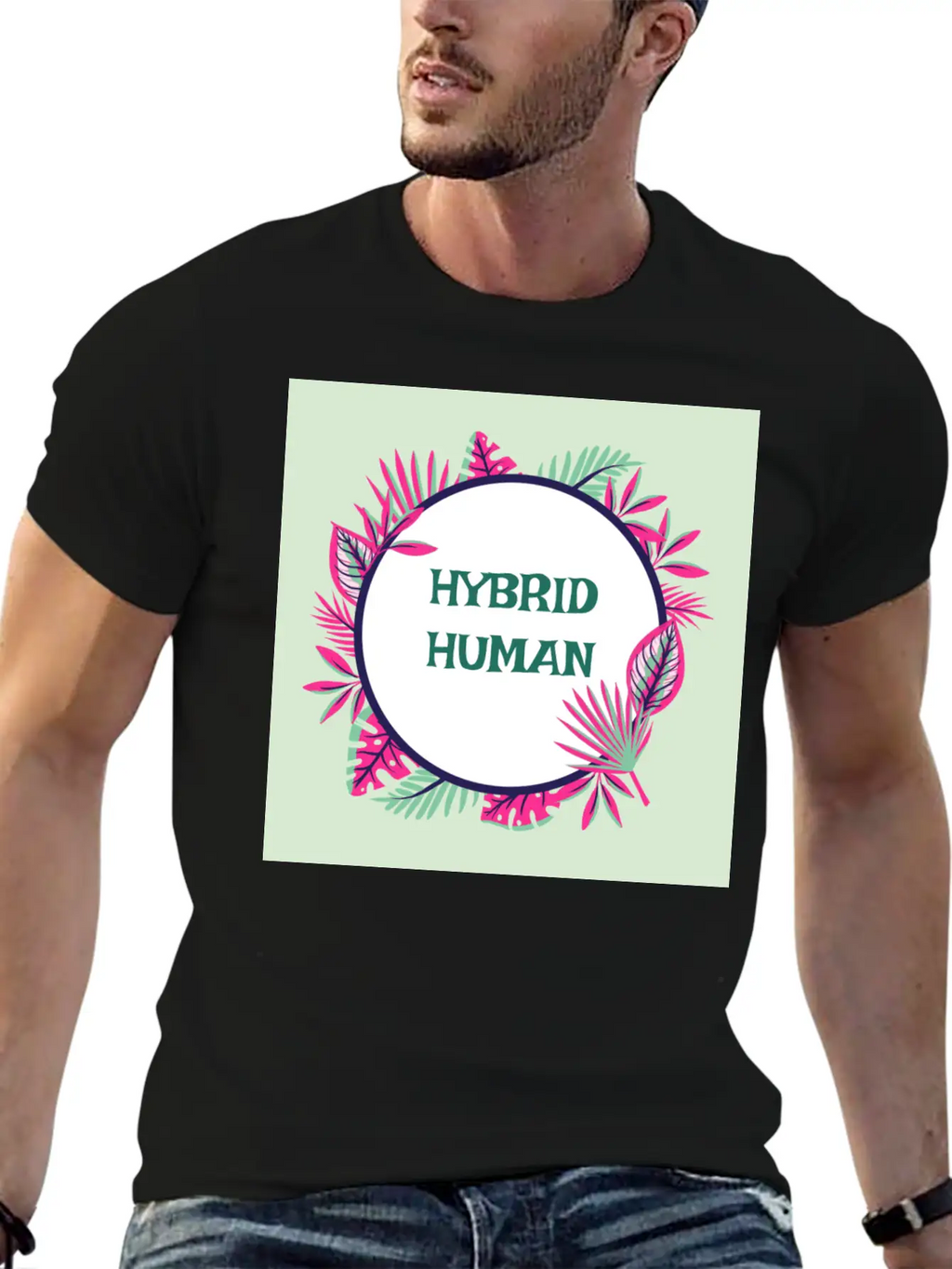 Hybrid Human, Unique, Renaissance, Dynamic Relaxed Everyday Tee – Lightweight And Durable Cotton