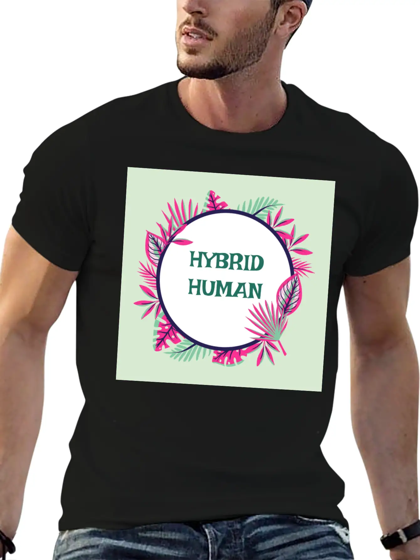 Hybrid Human, Unique, Renaissance, Dynamic Relaxed Everyday Tee – Lightweight And Durable Cotton