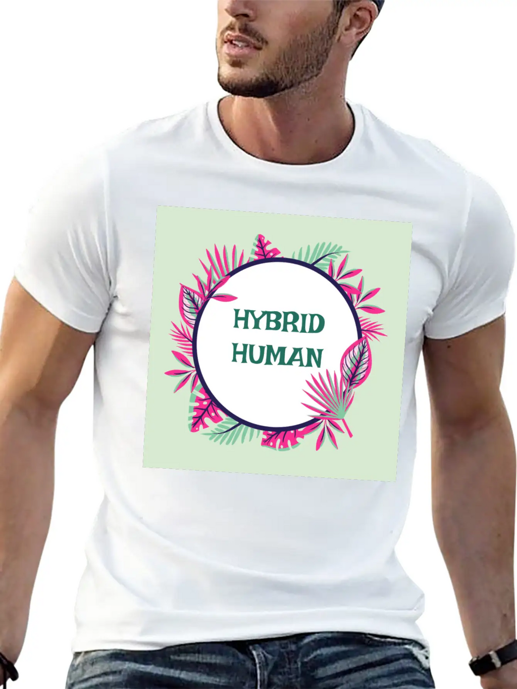Hybrid Human, Unique, Renaissance, Dynamic Relaxed Everyday Tee – Lightweight And Durable Cotton