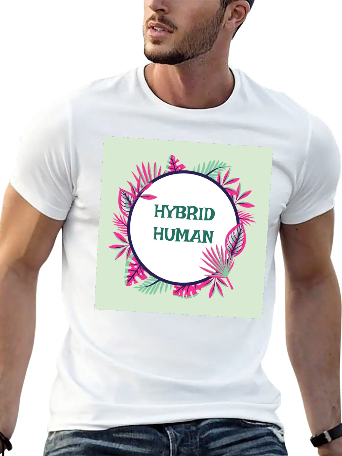 Hybrid Human, Unique, Renaissance, Dynamic Relaxed Everyday Tee – Lightweight And Durable Cotton