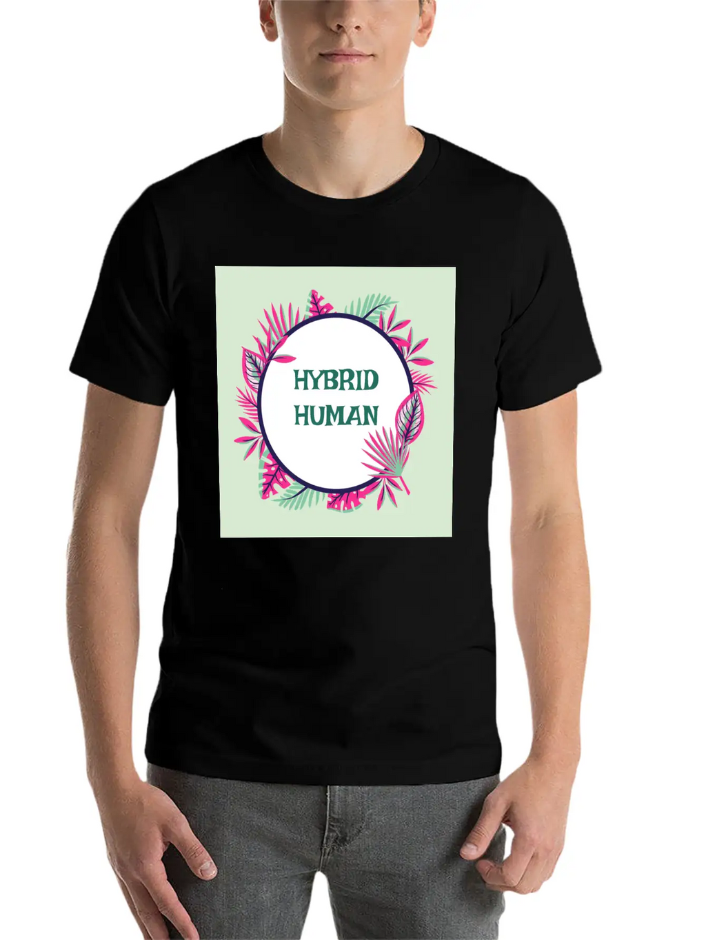 Hybrid Human, Unique, Renaissance, Dynamic Relaxed Everyday Tee – Lightweight And Durable Cotton