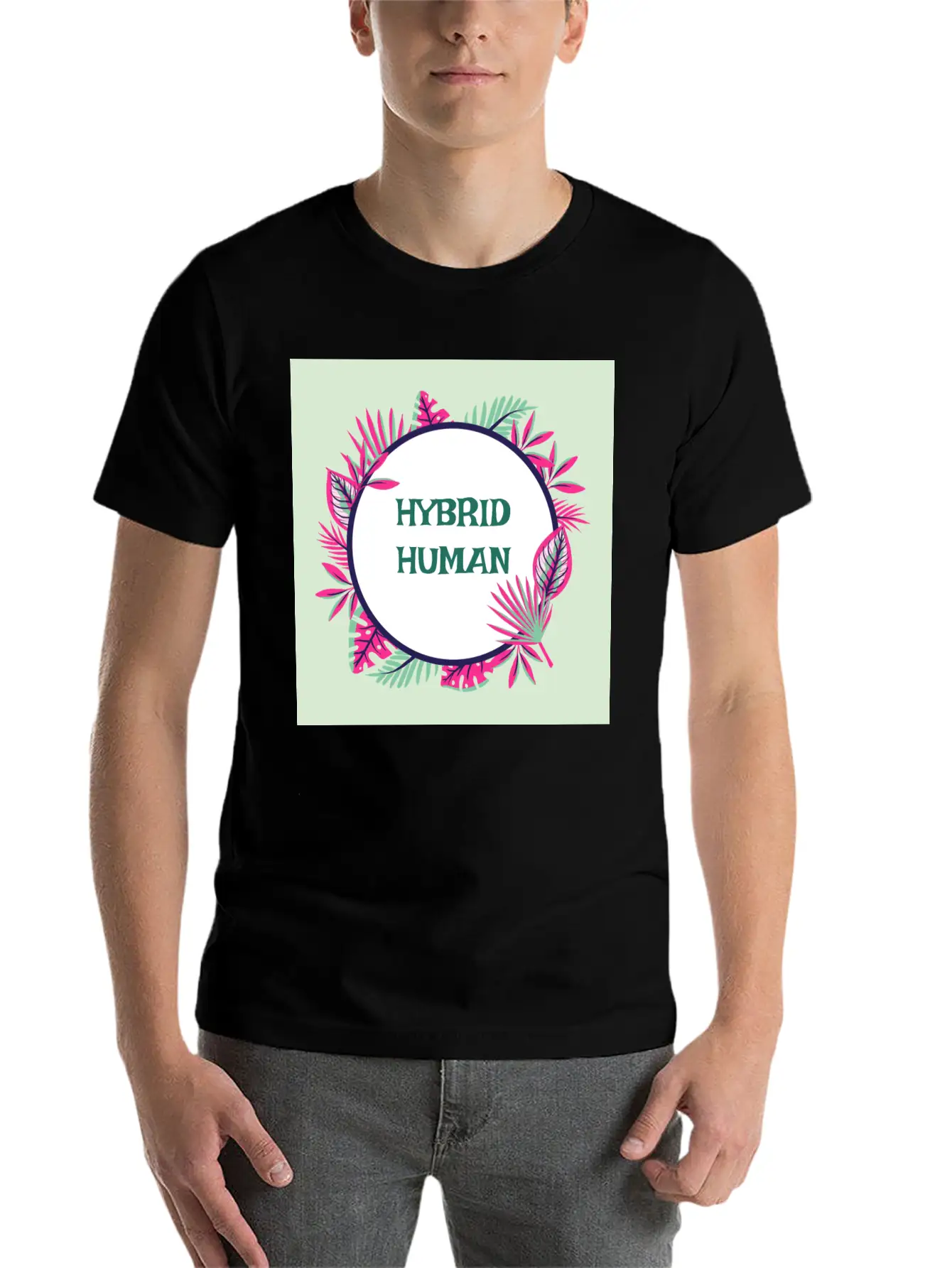 Hybrid Human, Unique, Renaissance, Dynamic Relaxed Everyday Tee – Lightweight And Durable Cotton