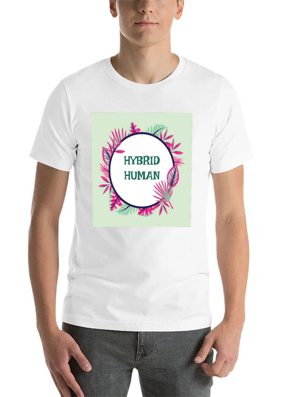 Hybrid Human, Unique, Renaissance, Dynamic Relaxed Everyday Tee – Lightweight And Durable Cotton