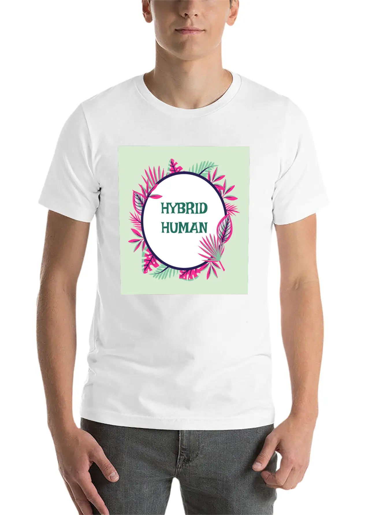 Hybrid Human, Unique, Renaissance, Dynamic Relaxed Everyday Tee – Lightweight And Durable Cotton
