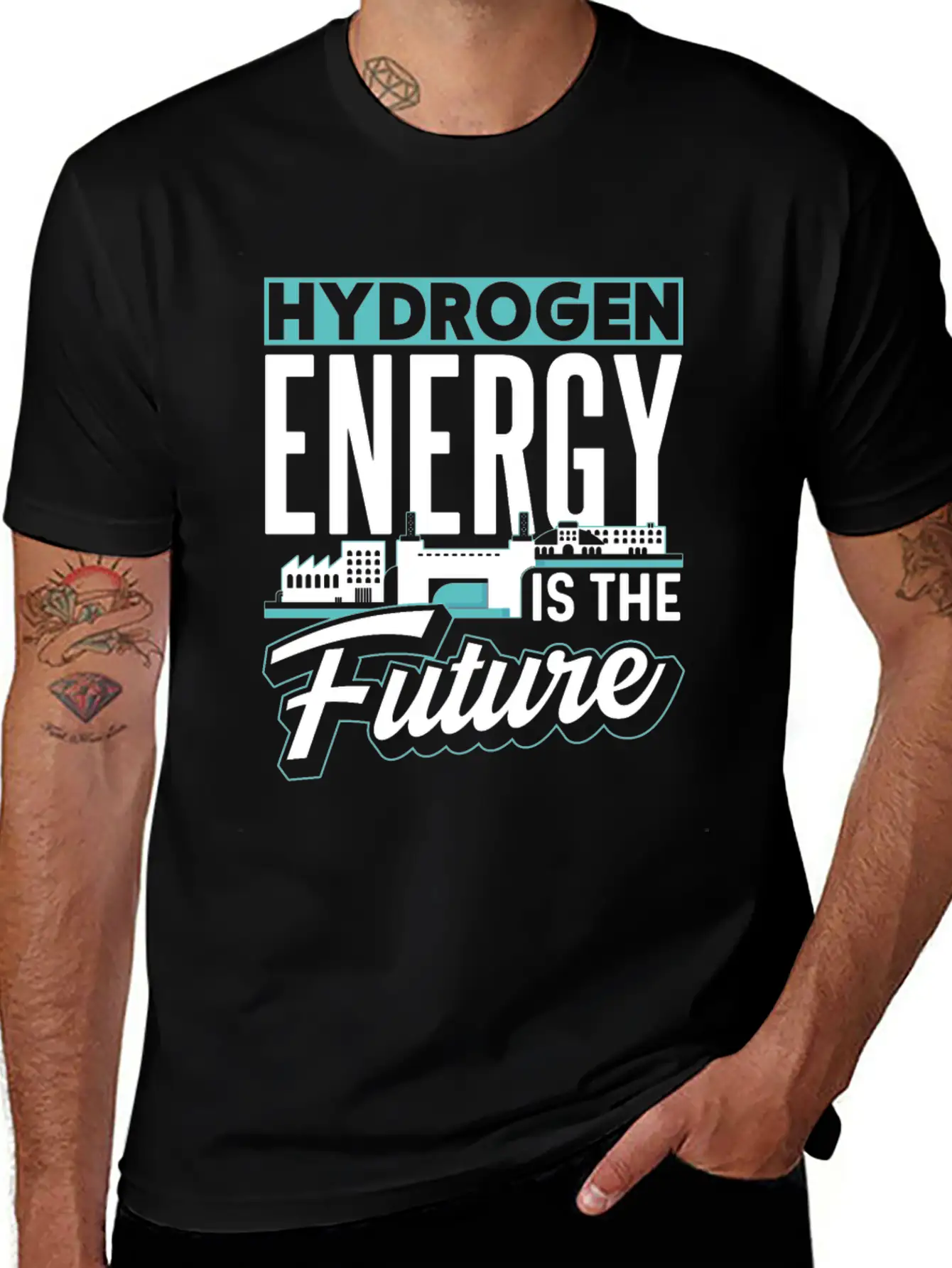 Hydrogen Energy Is The Future Hybrid Periodic Unisex Casual T-Shirt – Clean Design For Daily Comfort