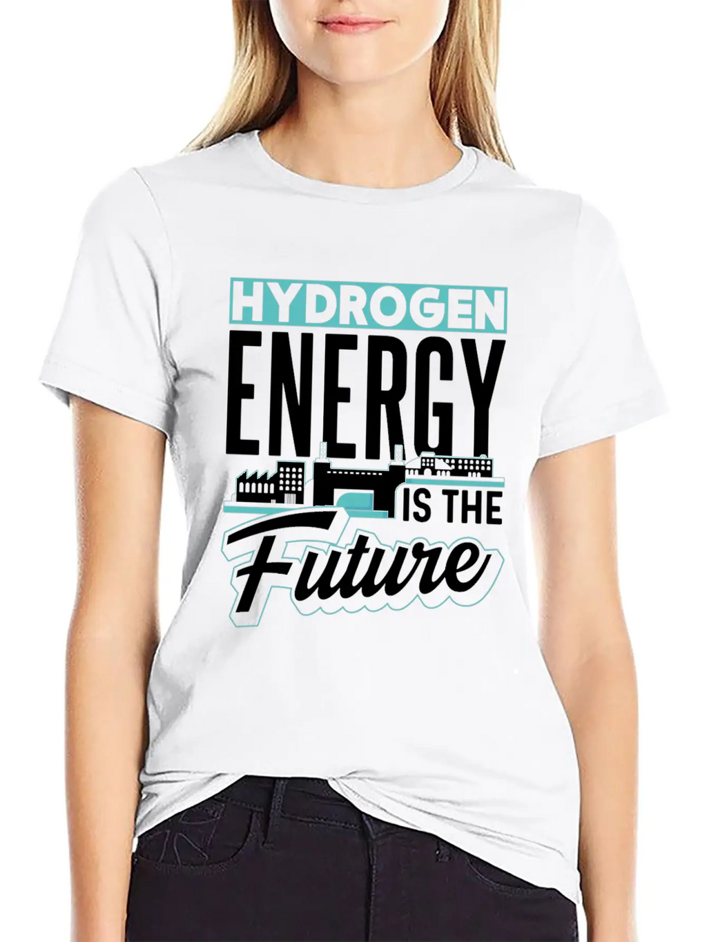 Hydrogen Energy Is The Future Hybrid Periodic Unisex Casual T-Shirt – Clean Design For Daily Comfort